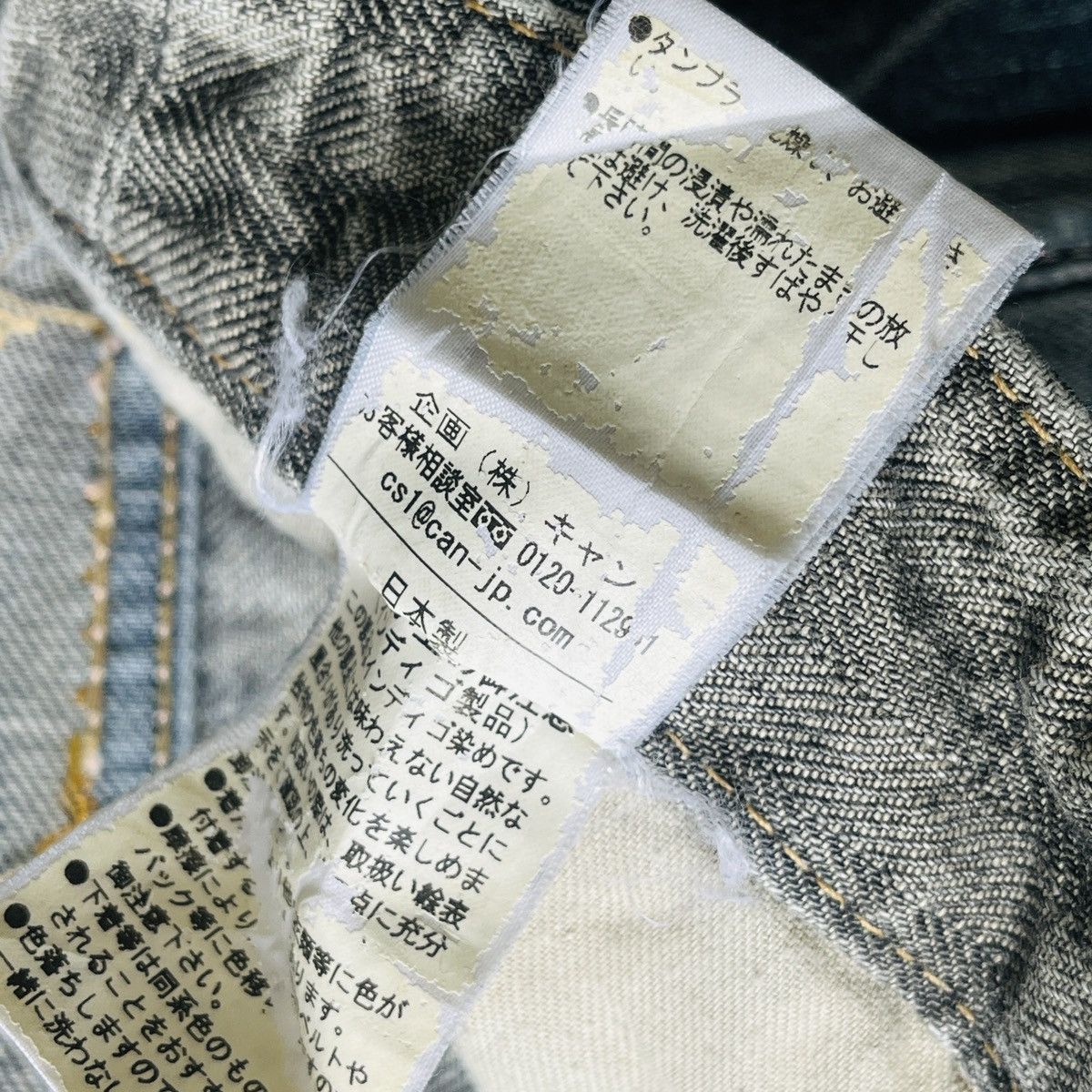 Le Grande Bleu (L.G.B.) × Vintage Vintage BLUE Grande Faded Acid Wash Denim Jeans Size US 29 - 18 Thumbnail