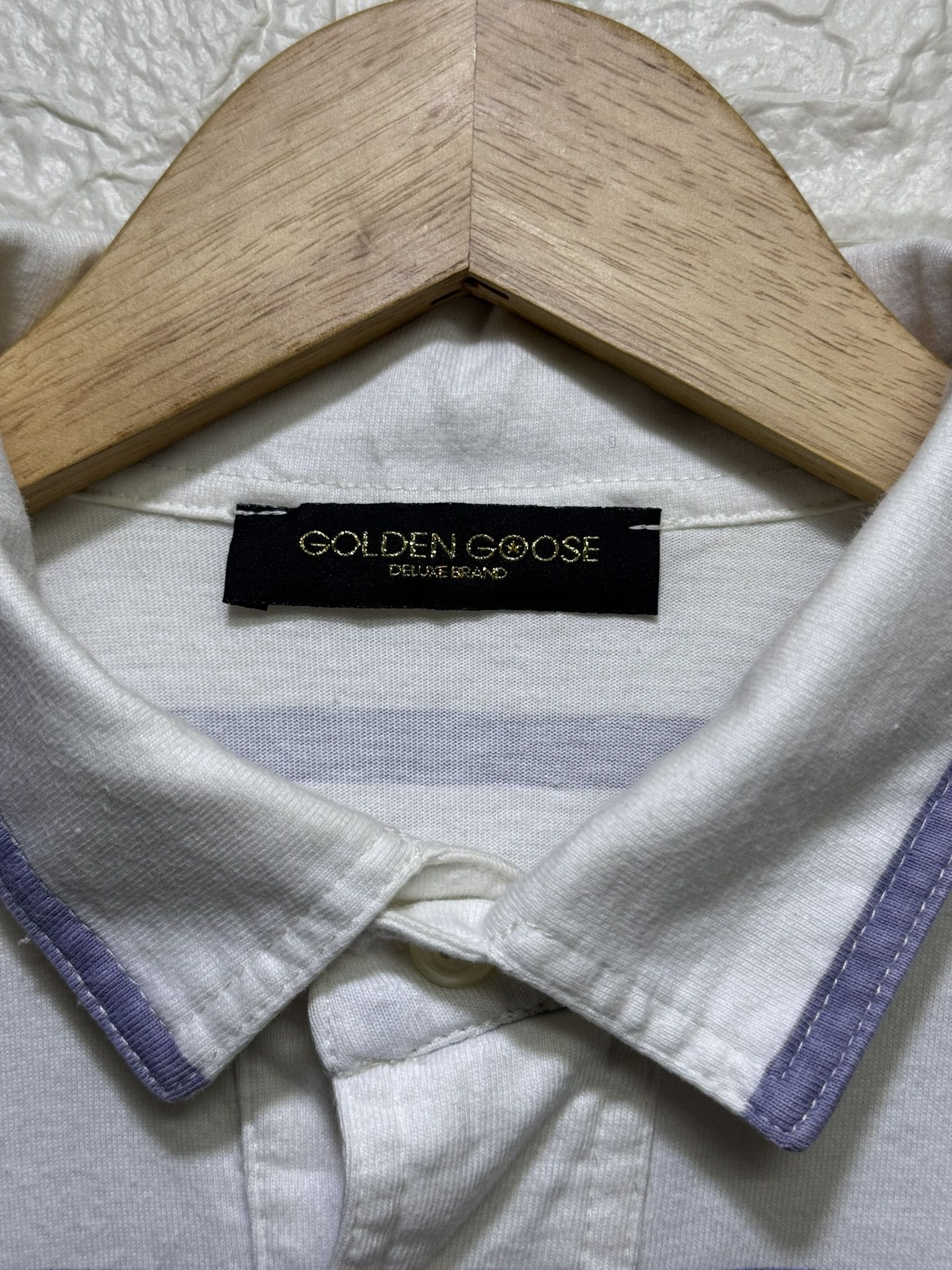 Designer × Golden Goose Vintage Golden Goose Polos Tshirt Size US S / EU 44-46 / 1 - 2 Thumbnail