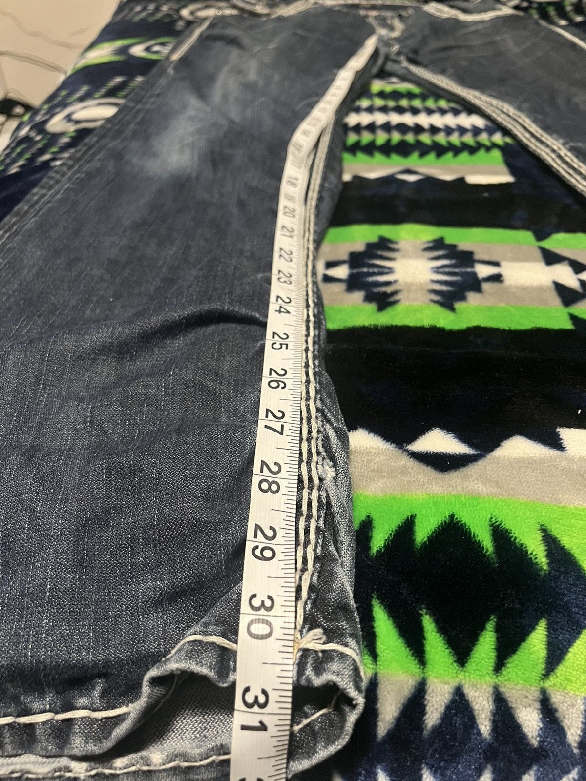 True Religion true religion jeans navy and gold super qt Size US 32 / EU 48 - 9 Thumbnail