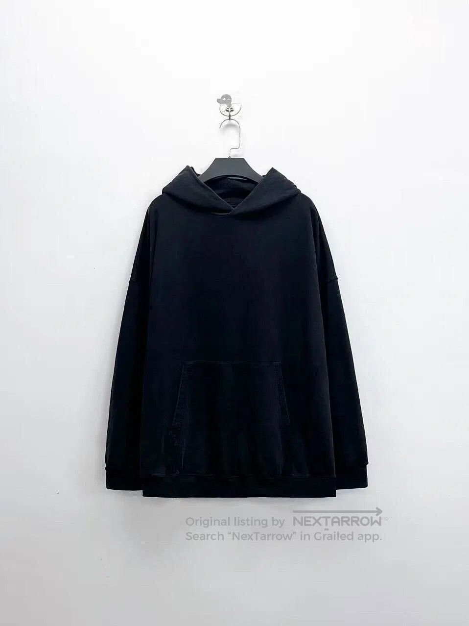 Balenciaga balenciaga black logo hooded sweatshirt. Size US XS / EU 42 / 0 - 2 Thumbnail