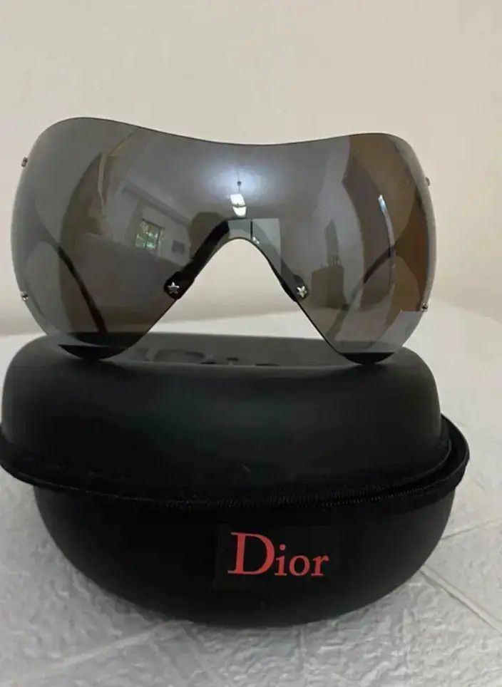 Dior DIOR Sunglasses SKI Rimless Mask Pop Bike Shield RI932 Size ONE SIZE - 3 Thumbnail