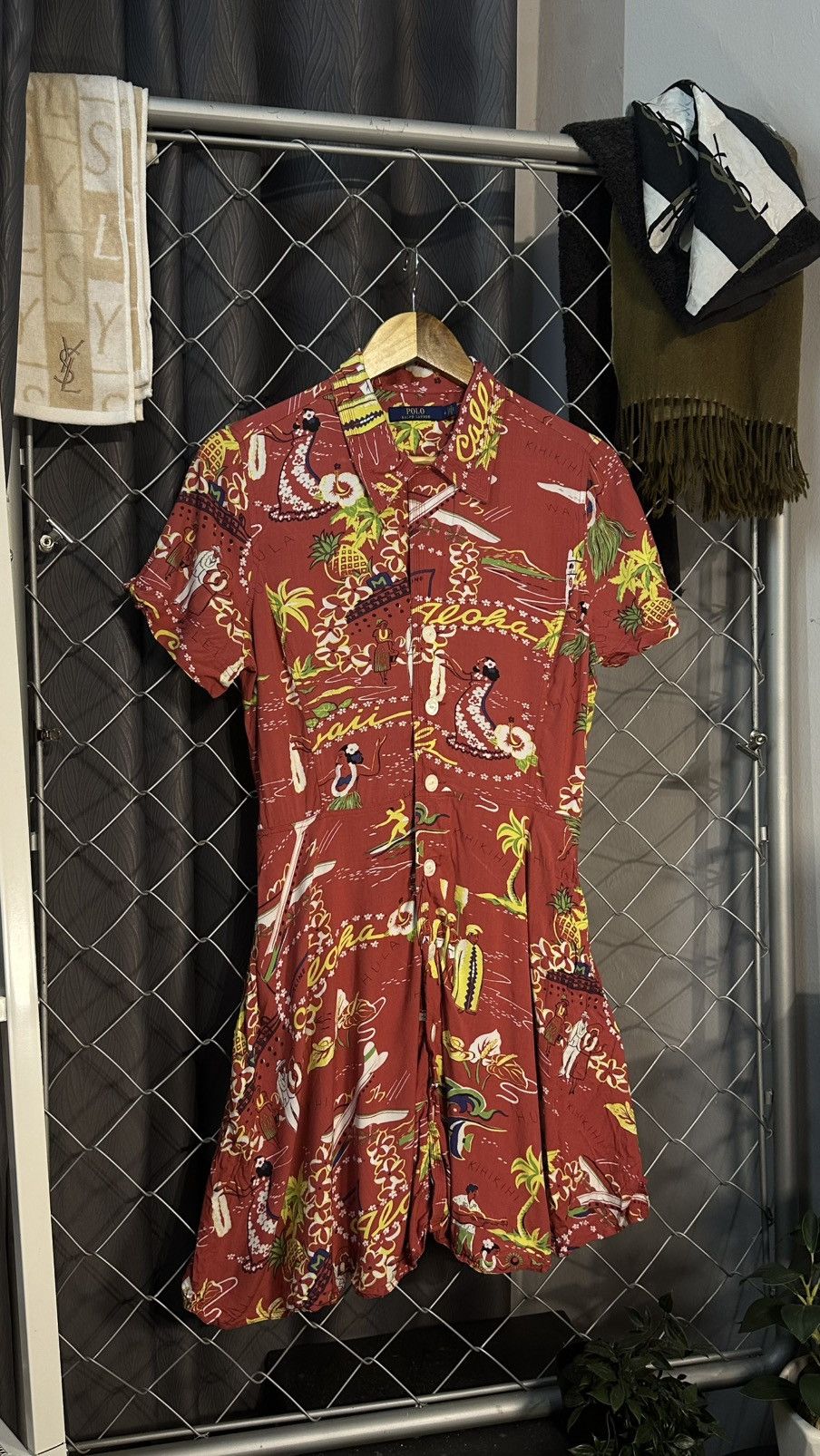 Polo Ralph Lauren POLO RALPH LAUREN HAWAII PRINT DRESS Size S / US 4 / IT 40 - 1 Thumbnail