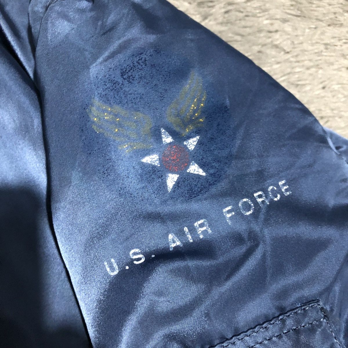 Alpha Industries Vtg Usaf ma1 flying jacket man alpha industries Size US M / EU 48-50 / 2 - 12 Thumbnail