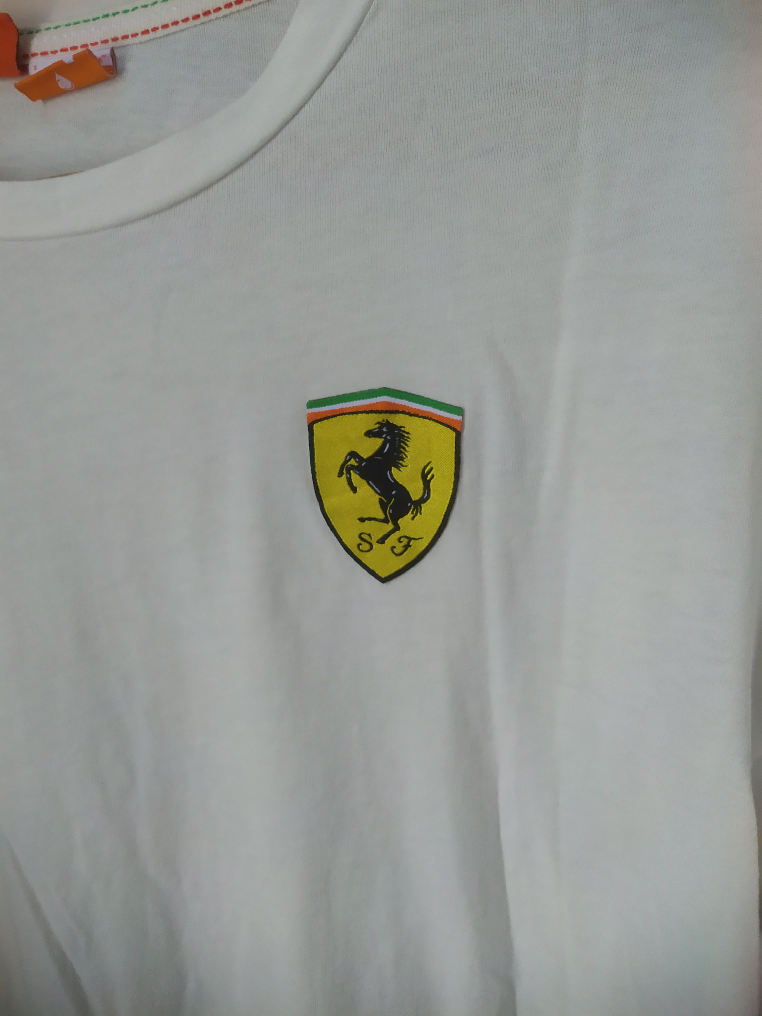Ferrari × Puma Scuderia Ferrari Team T-Shirt Italian Stripe White Size US S / EU 44-46 / 1 - 7 Thumbnail