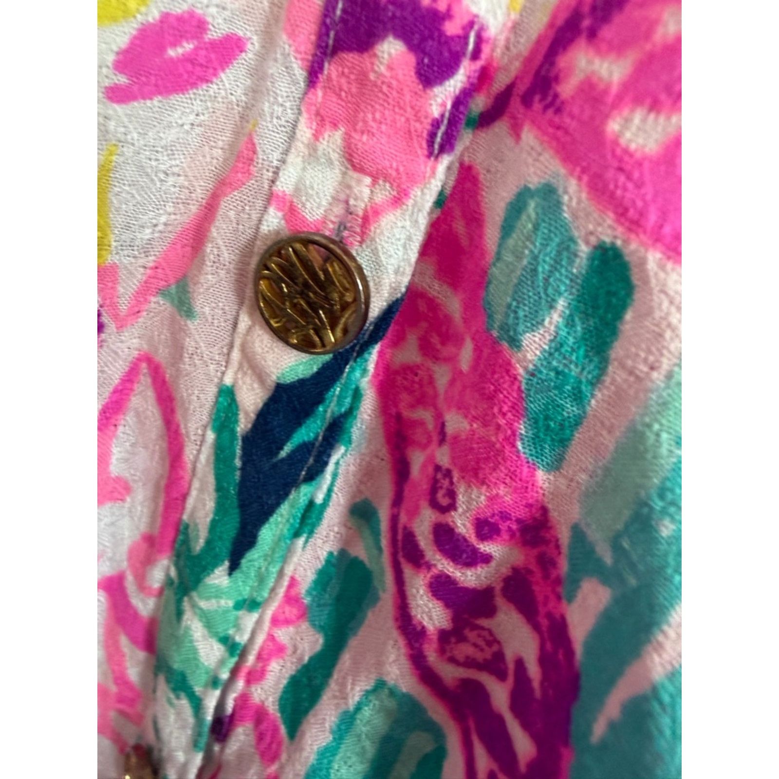 Lilly Pulitzer Lilly Pulitzer Elsa Silk Endless Summers Pink $198 Worn Once Size S / US 4 / IT 40 - 4 Thumbnail