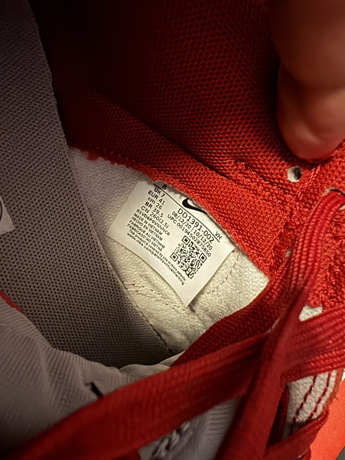 Nike Nike Dunk Low “UNLV” Size US 8 / EU 41 - 5 Thumbnail