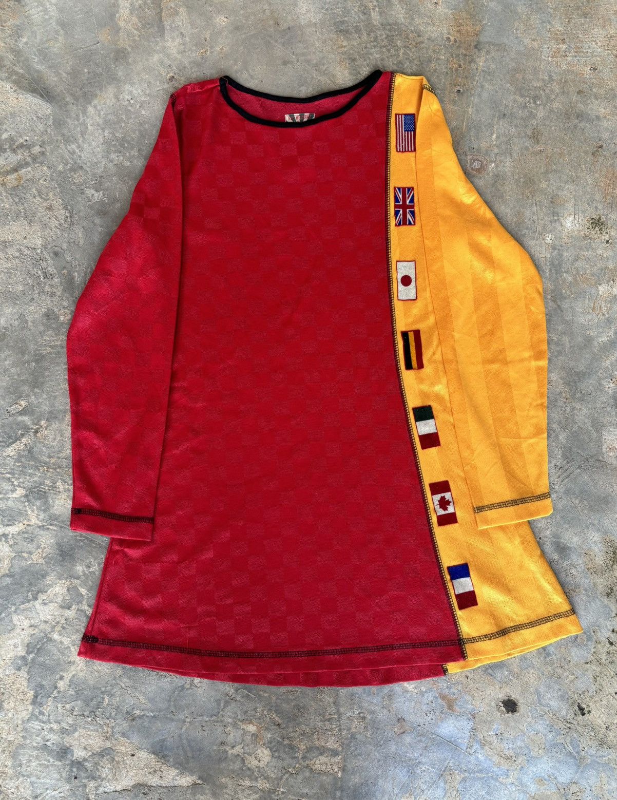 Vintage Vintage Red Mechanic Jersey Size US S / EU 44-46 / 1 - 1 Thumbnail