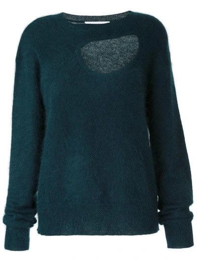 Christopher Esber × Designer Christopher Esber Angora blend fuzzy style sweater Size M / US 6-8 / IT 42-44 - 2 Thumbnail
