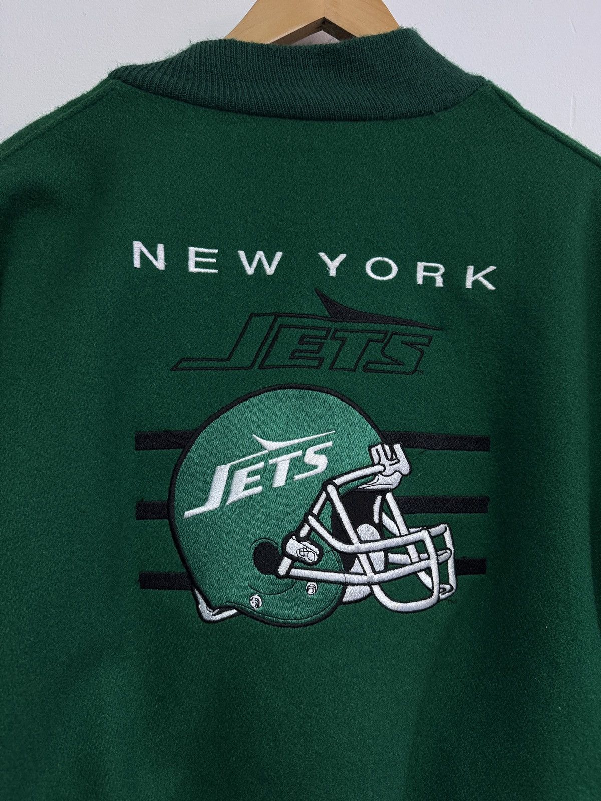 Vintage 80s New York jets Wool jacket Size US M / EU 48-50 / 2 - 5 Thumbnail