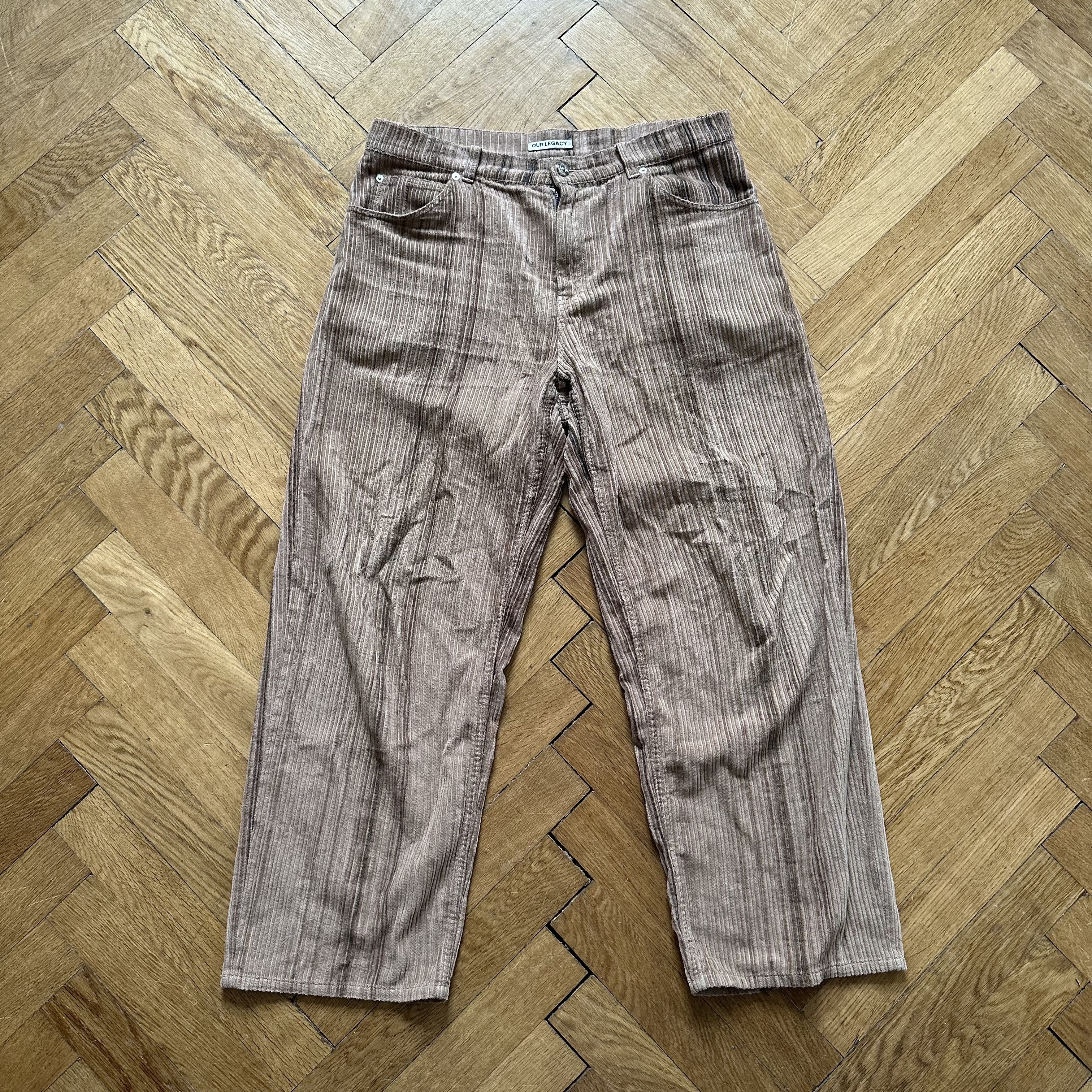 Our Legacy FW20 Vast Cut Hair Stripe Cord Pants Size US 32 / EU 48 - 1 Thumbnail