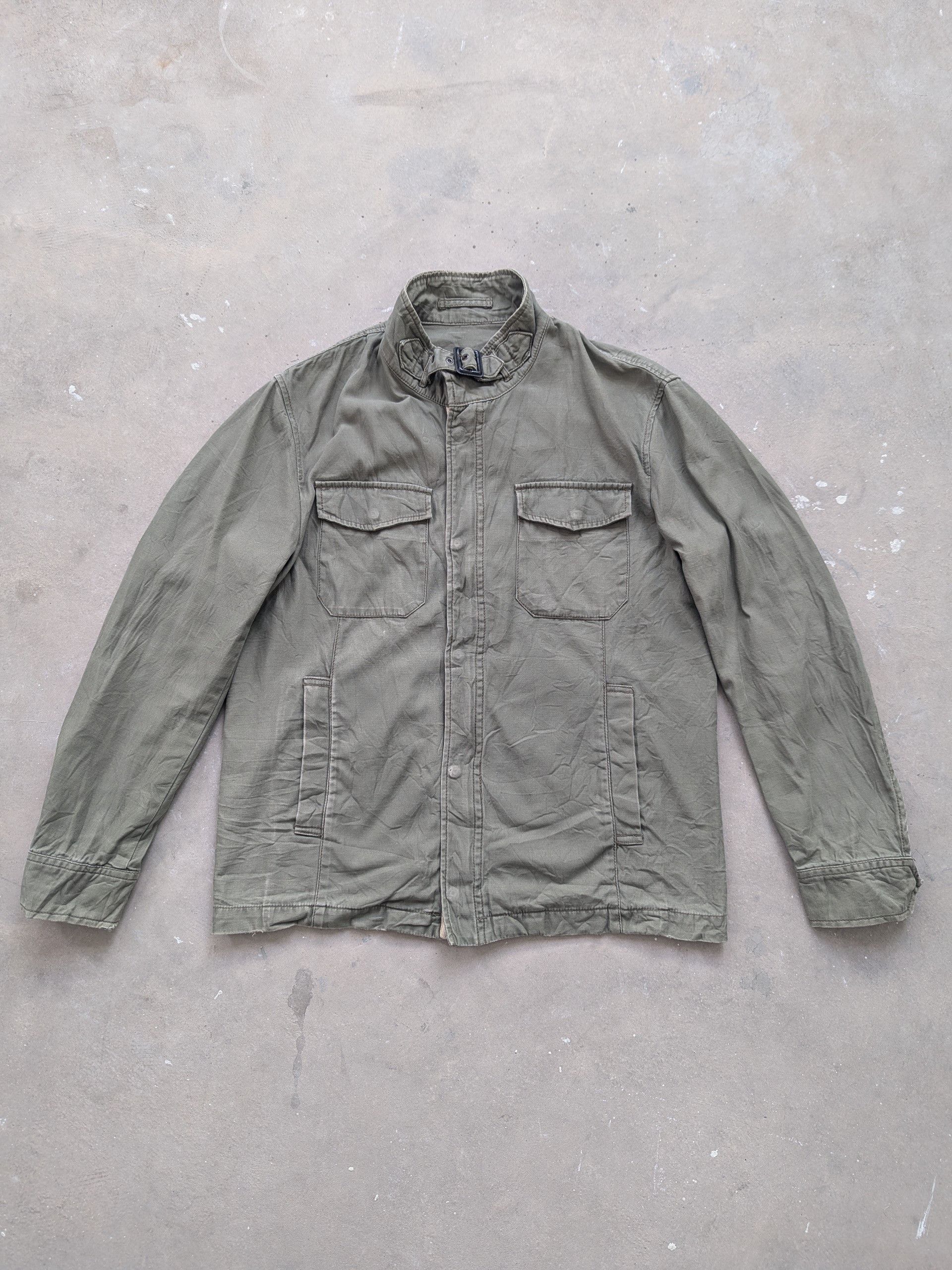 Japanese Brand × Vintage Vintage 1990s PBI Jacket Army Style Distressed Size M / US 6-8 / IT 42-44 - 1 Thumbnail