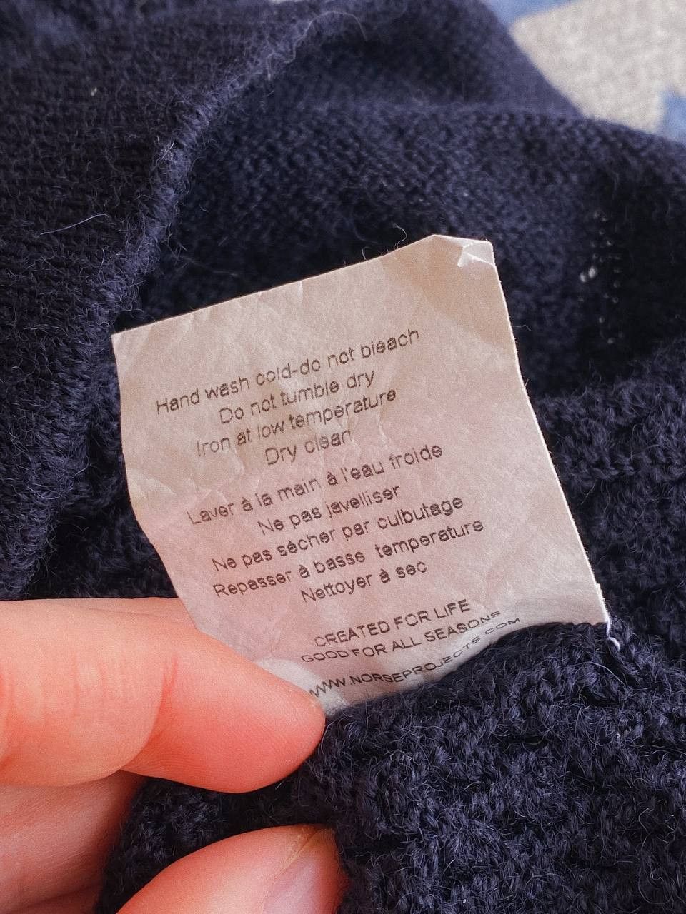 Norse Projects Norse Projects Skagen Bubbles Sweater Navy Size US S / EU 44-46 / 1 - 8 Thumbnail