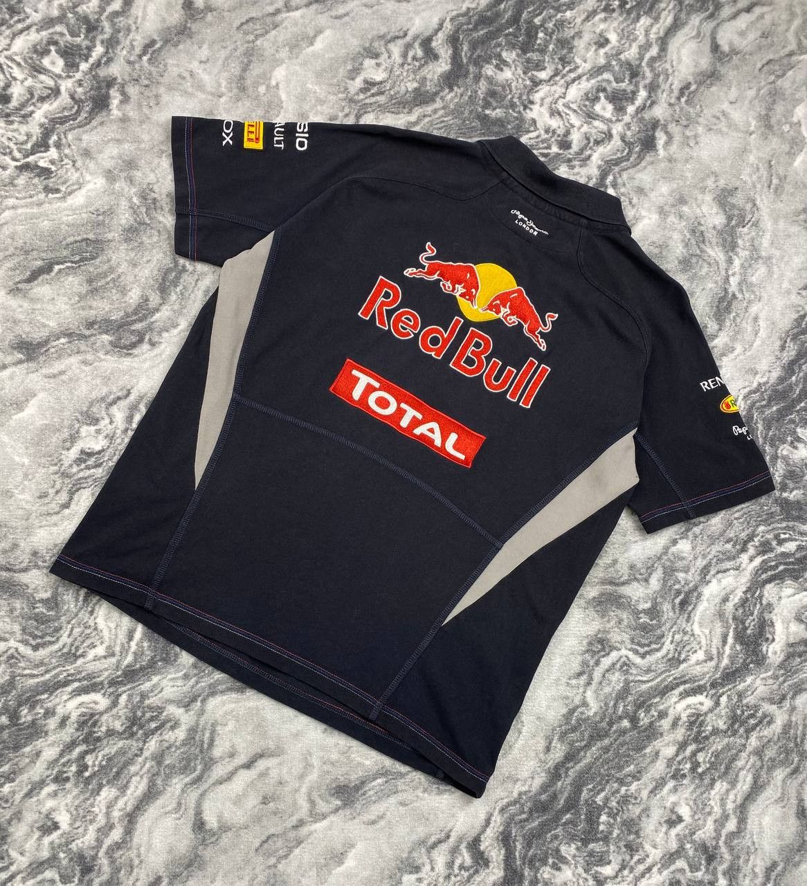Red Bull Red Bull Racing F1 Team Big Logo Pepe Jeans Polo Shirt Size US XL / EU 56 / 4 - 11 Thumbnail