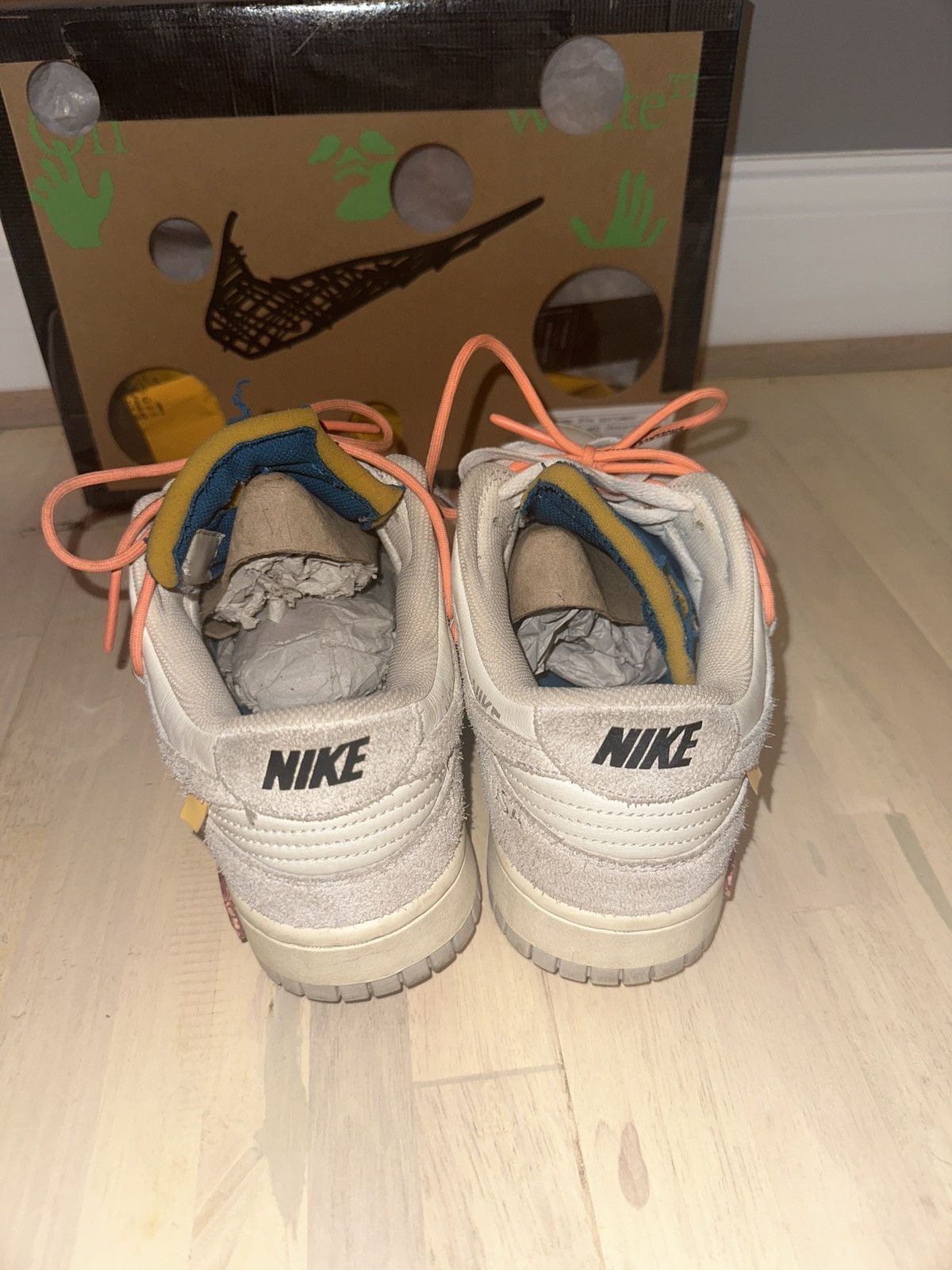 Nike Nike dunks and Offwhite lot 19 Size US 10 / EU 43 - 10 Thumbnail