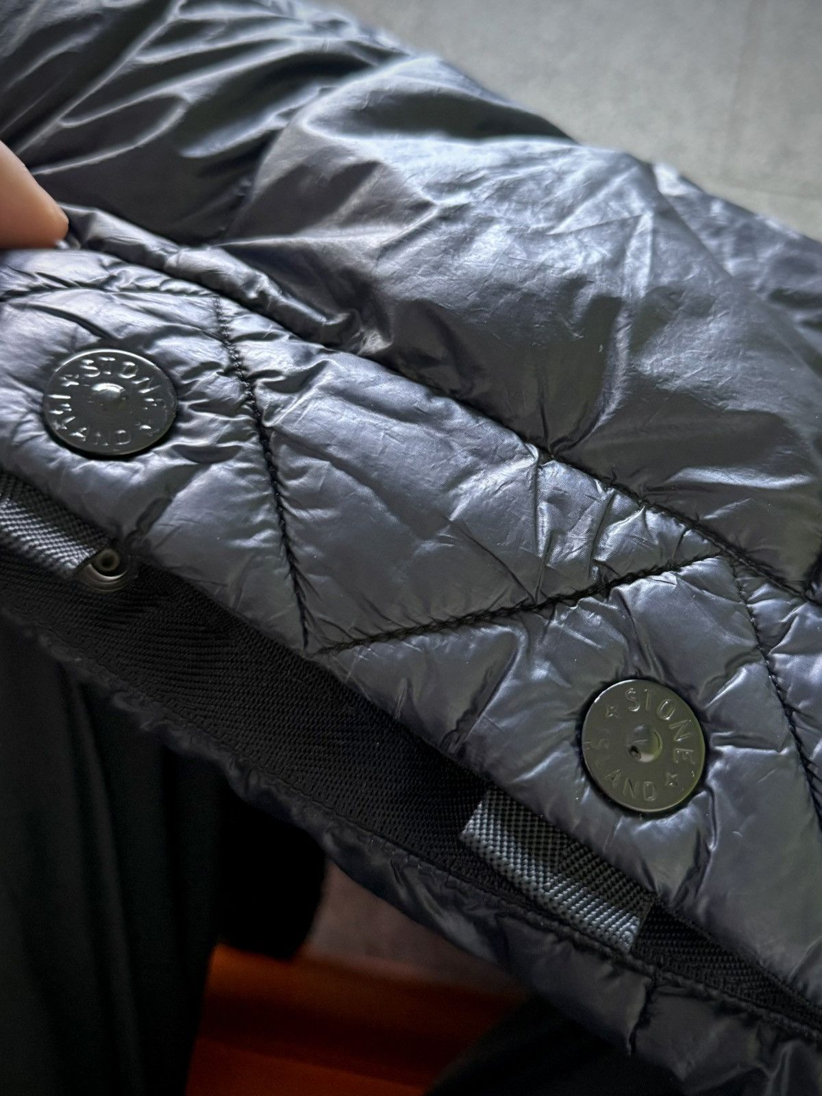 Stone Island 00s Stone Island Rare Puffer Vintage Jacket Drill Streetwear Size US L / EU 52-54 / 3 - 8 Thumbnail