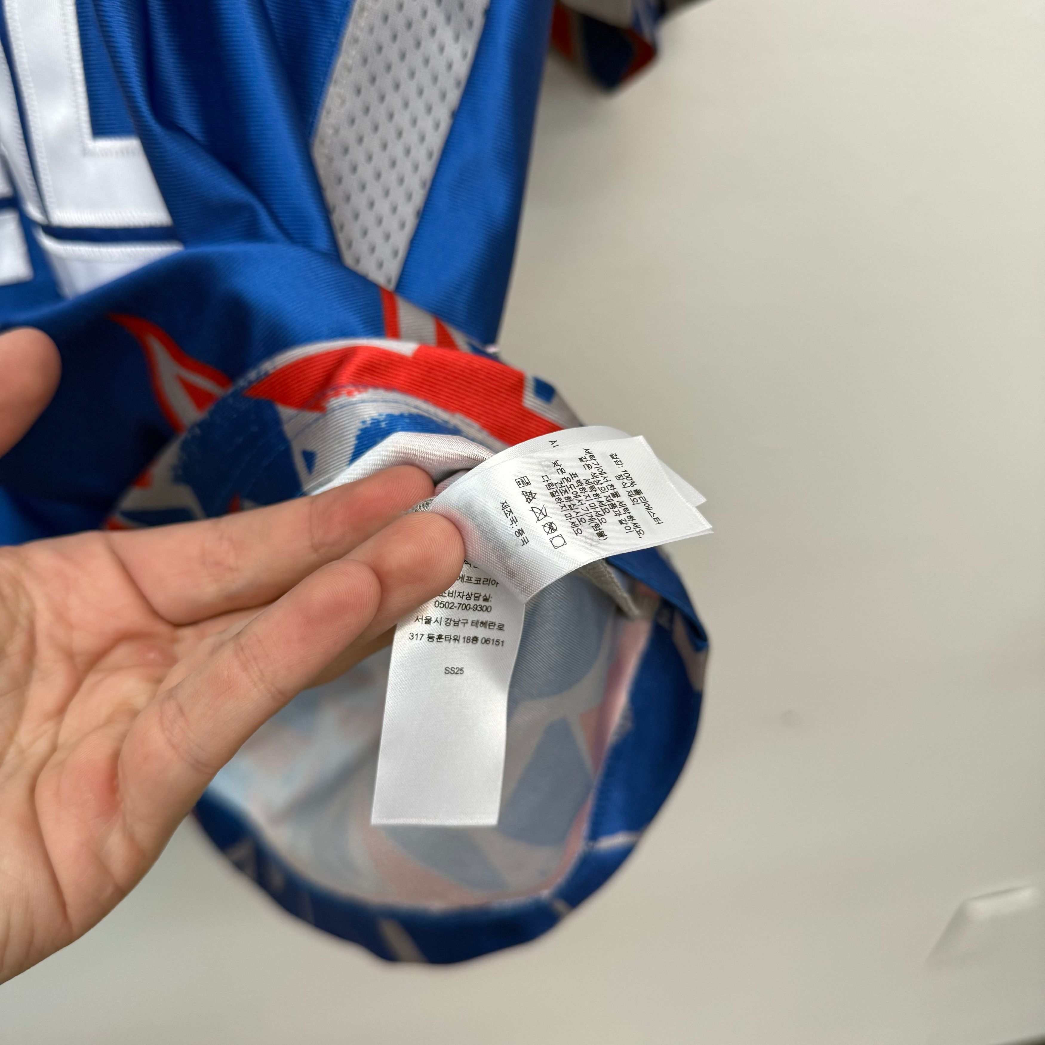 Supreme Supreme Stars Football Jersey Blue - Size L Size US L / EU 52-54 / 3 - 6 Thumbnail