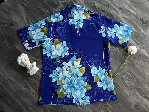 Other Sunmari Fashion Hawaii USA Flower Royal Blue Sky Size US L / EU 52-54 / 3 - 2 Thumbnail