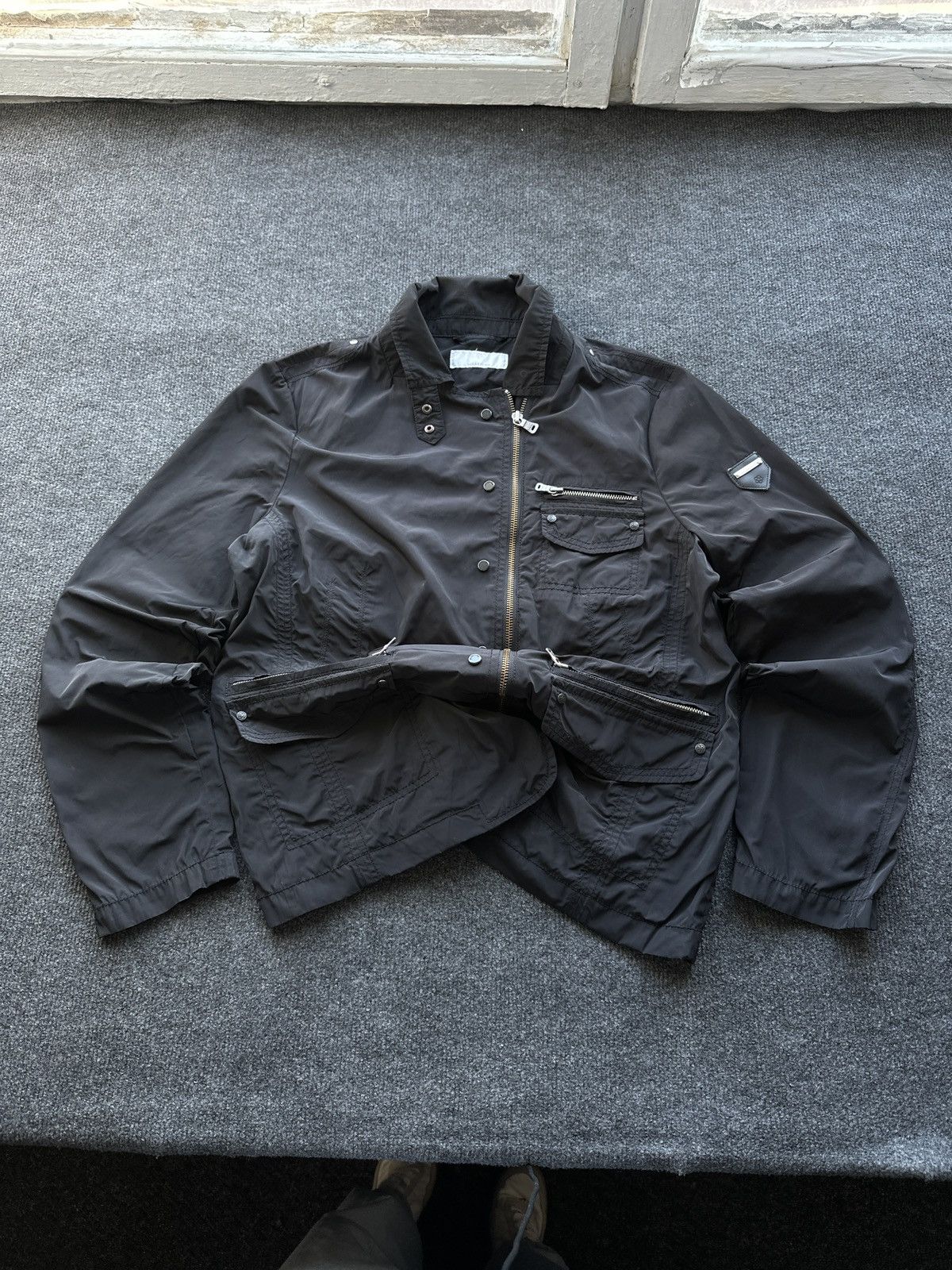 Milestone 🚨ARCHIVE MILITARY UNISEX BLACK JACKET MILESTONE RARE Size XL / US 12-14 / IT 48-50 - 1 Thumbnail