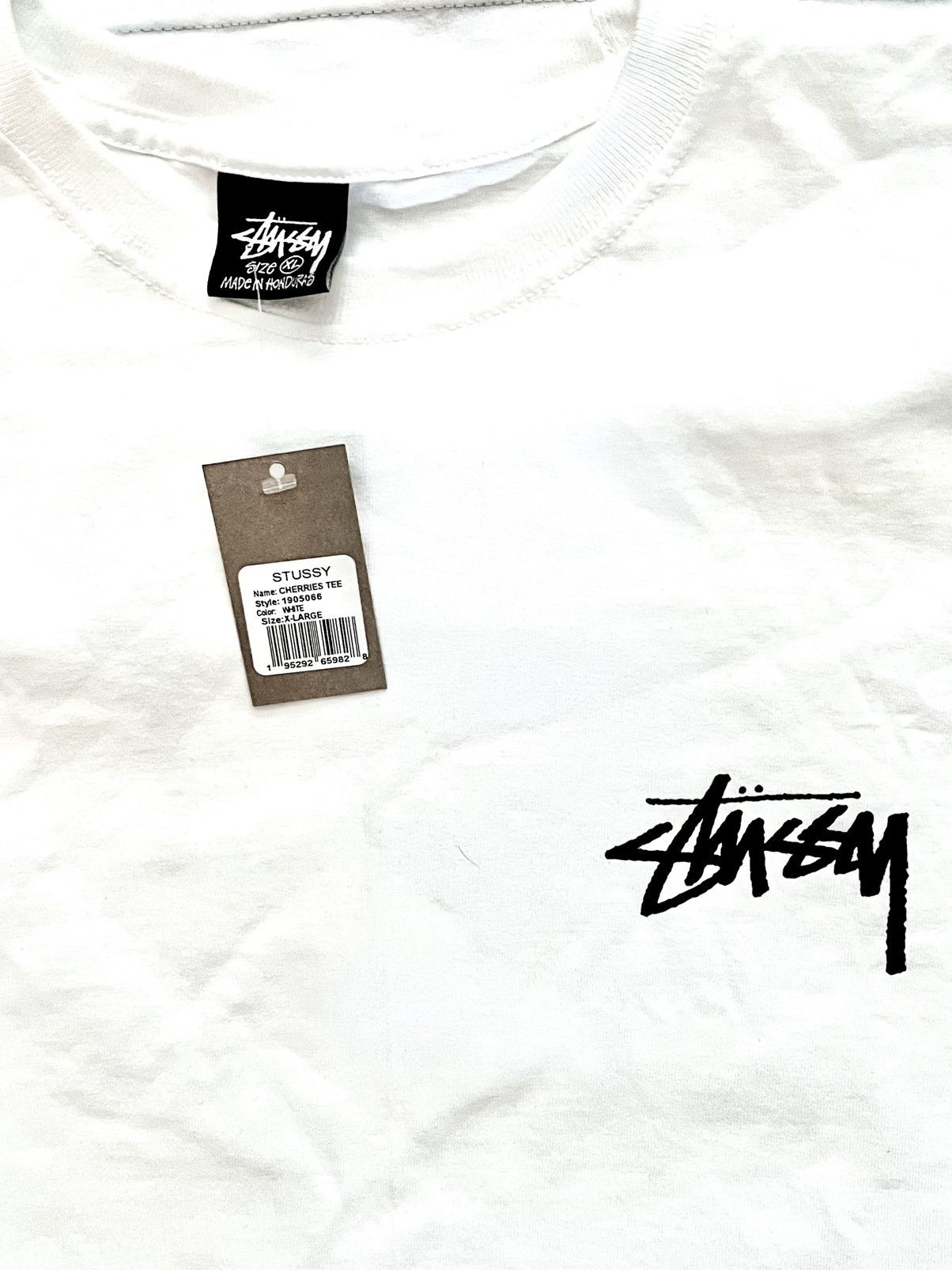Stussy Stussy Cherries Tee XL white Size US XL / EU 56 / 4 - 2 Thumbnail