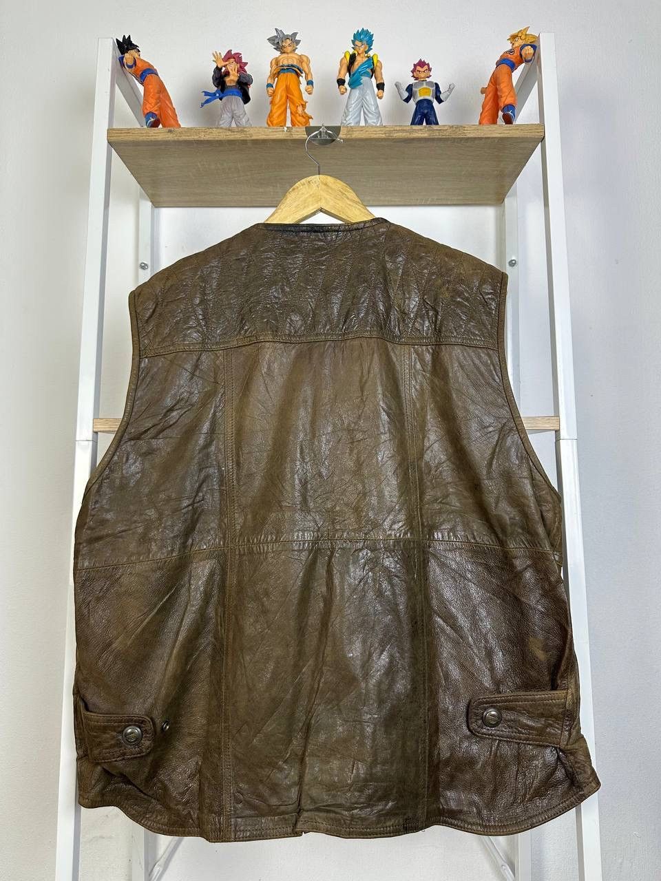 Leather × Vintage RARE VINTAGE MONGOLIAN LEATHER VEST Size US L / EU 52-54 / 3 - 2 Thumbnail