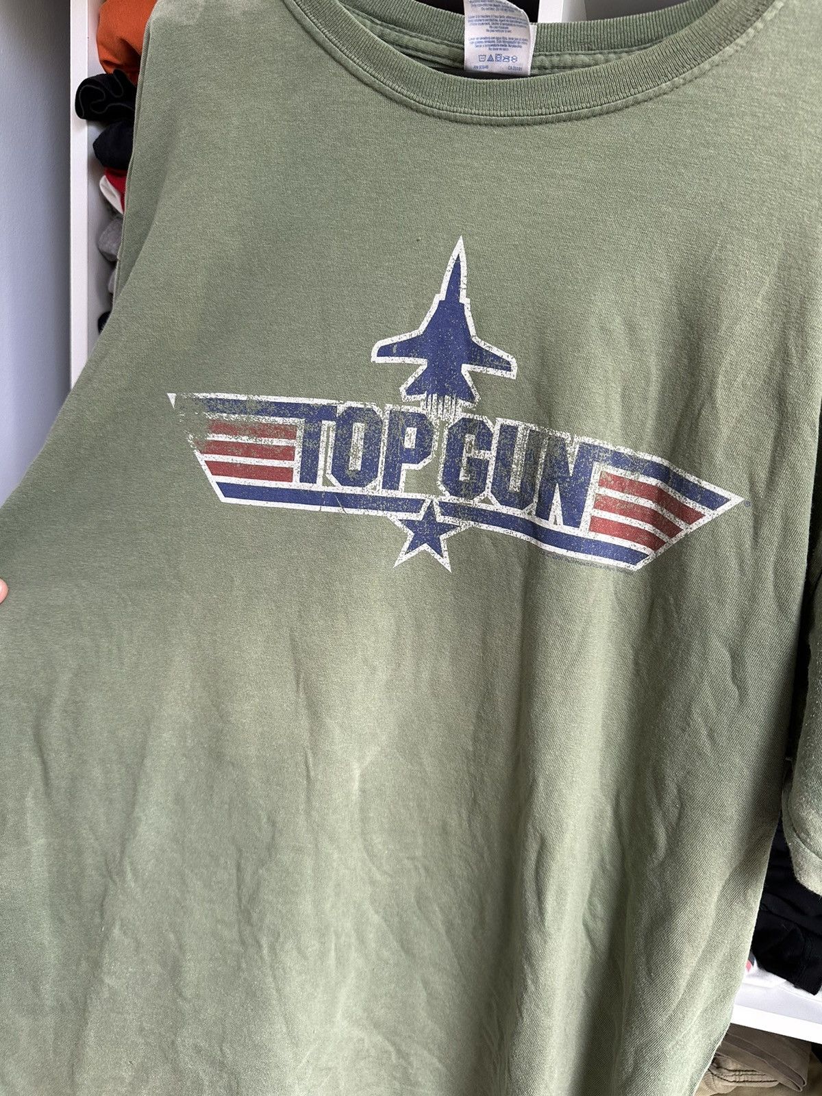 Band Tees 🔥VINTAGE TOP GUN TYE DYE FADED T-SHIRT🔥 Size US XL / EU 56 / 4 - 3 Thumbnail