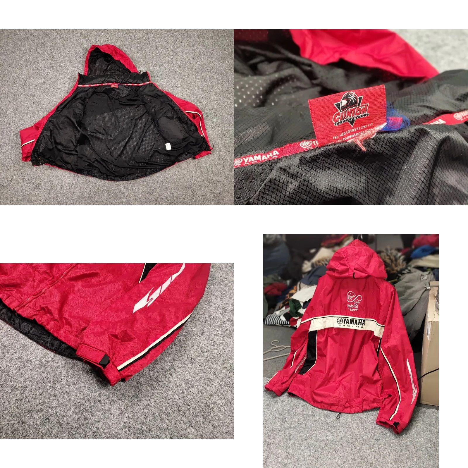 Yamaha VINTAGE Yamaha Racing Windbreaker Jacket Mens L Red Logo 90s Windbreaker Full Zip All Seasons Vintage Yamaha Racing Jacket Size US L / EU 52-54 / 3 - 11 Thumbnail