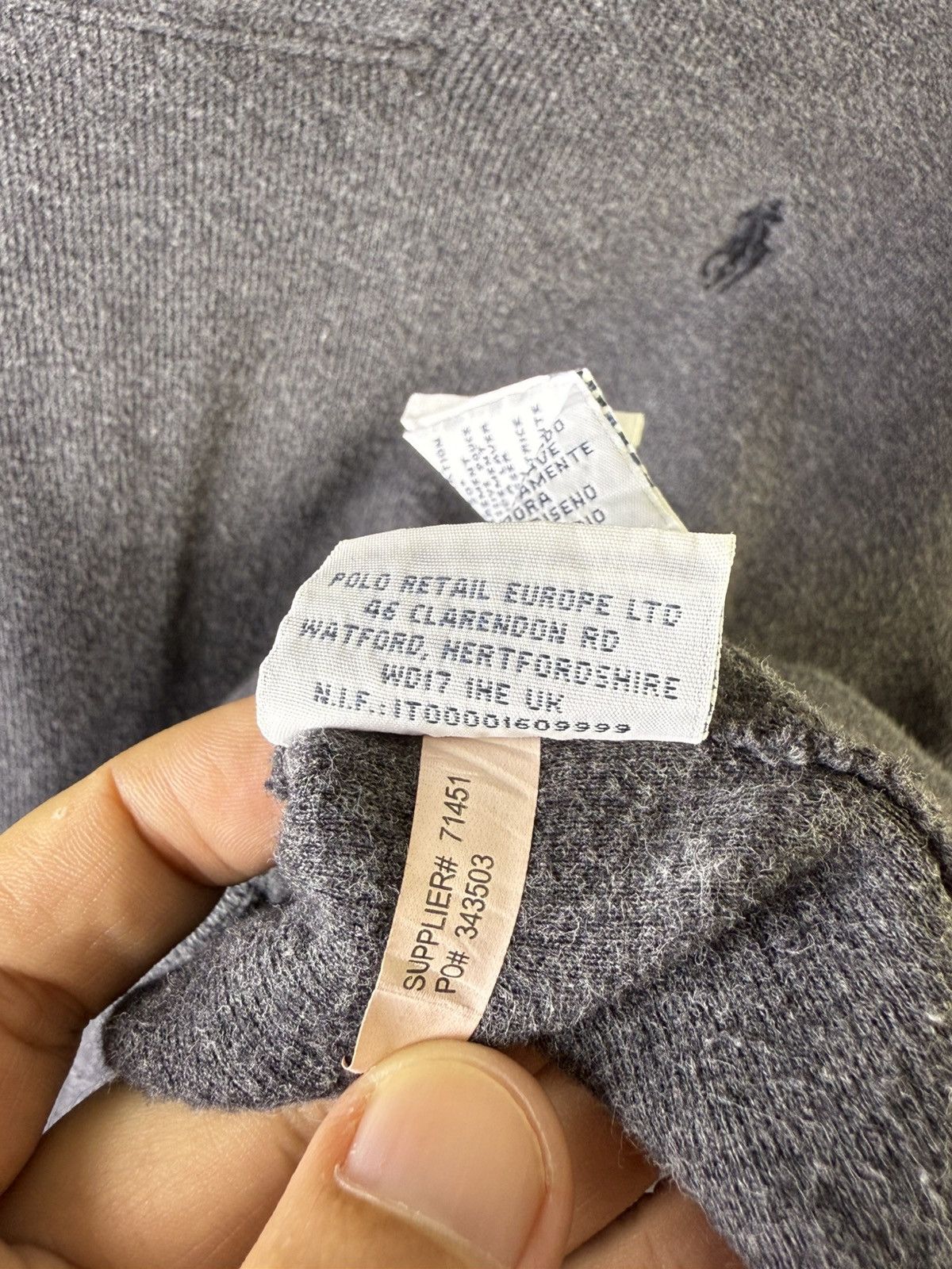 Polo Ralph Lauren × Vintage Polo Ralph Lauren small Logo Sweatshirt Size US XXL / EU 58 / 5 - 8 Thumbnail