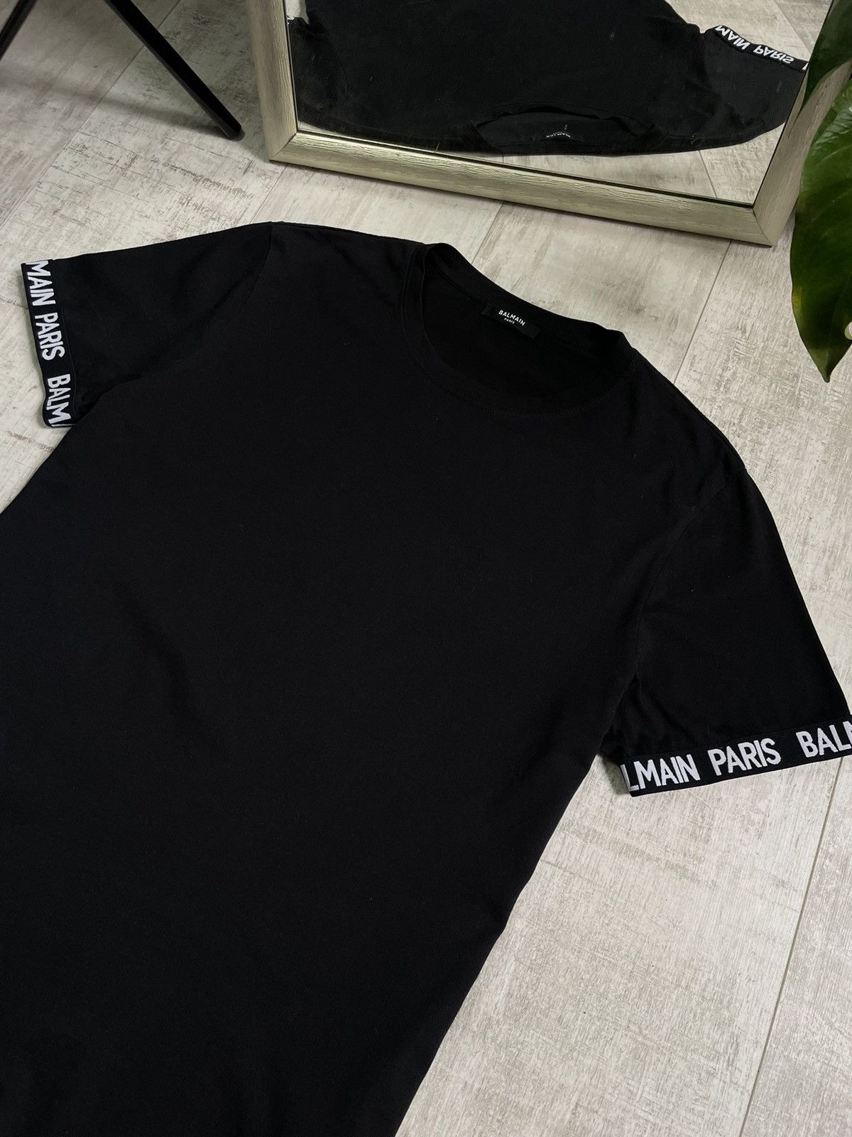 Balmain Balmain 1182J003 Black T-Shirt Size US L / EU 52-54 / 3 - 2 Thumbnail