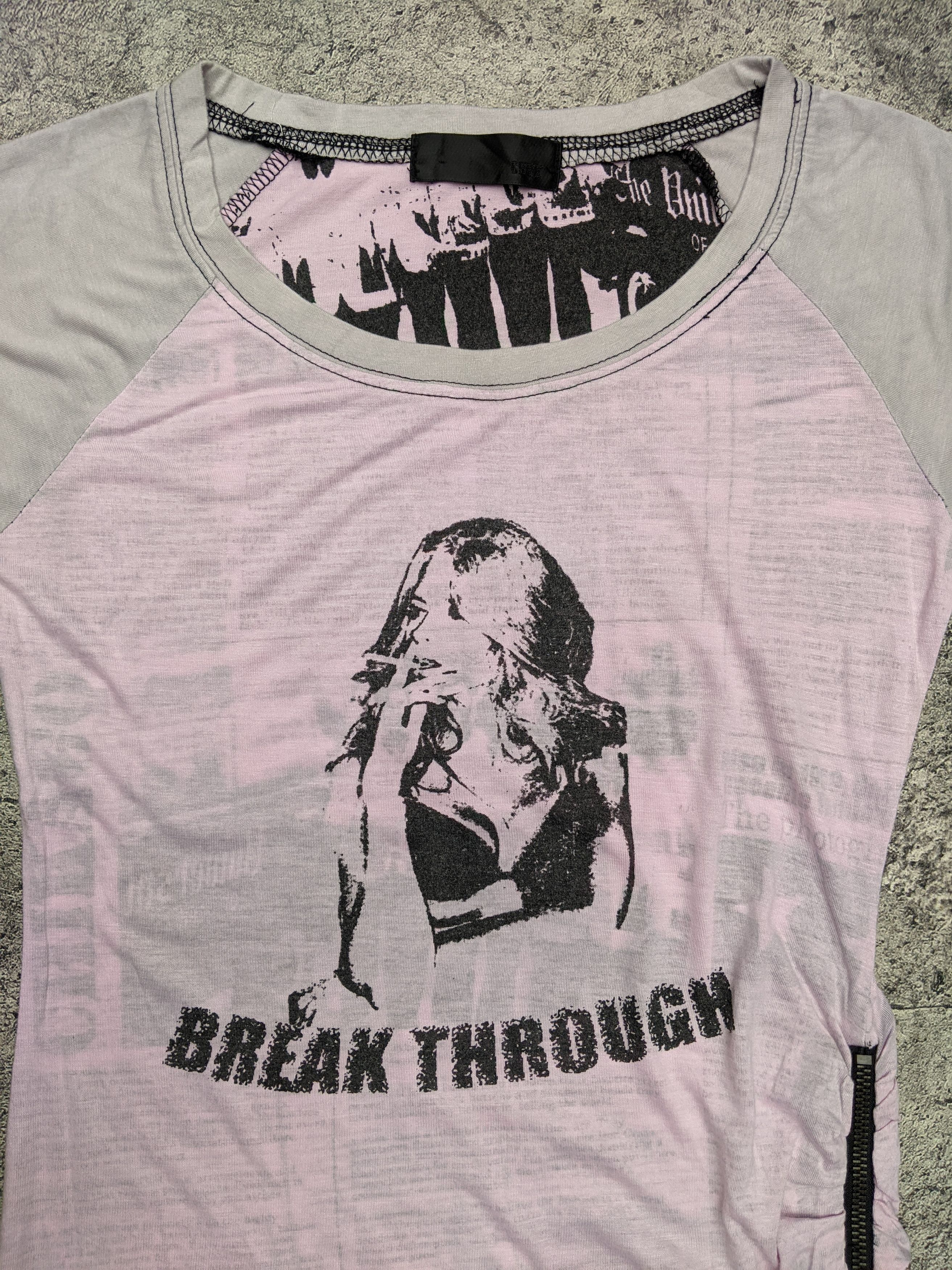 Hysteric Glamour ICWB John Galliano Inspired Fitted T shirt Size S / US 4 / IT 40 - 3 Thumbnail