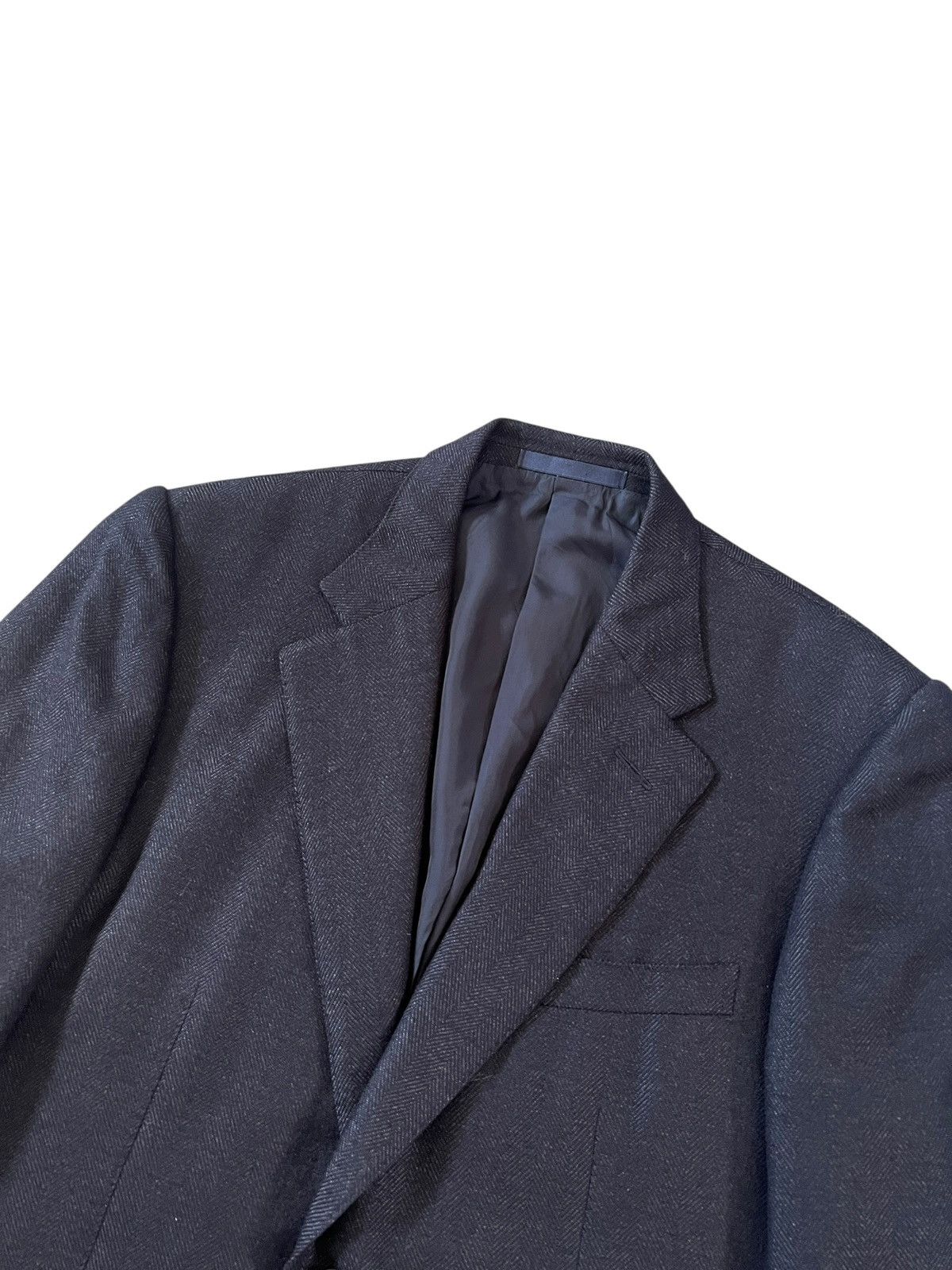 Gucci Gucci Mohair Herringbone Twill Blazer Size 50R - 3 Thumbnail