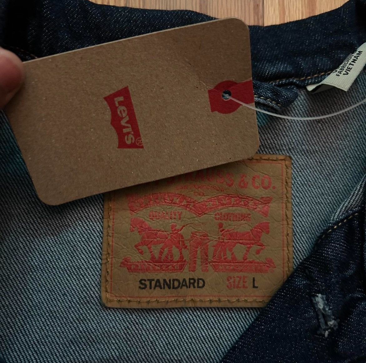 Levi's Authentic Levi’s denim trucker jacket L Size US L / EU 52-54 / 3 - 2 Thumbnail