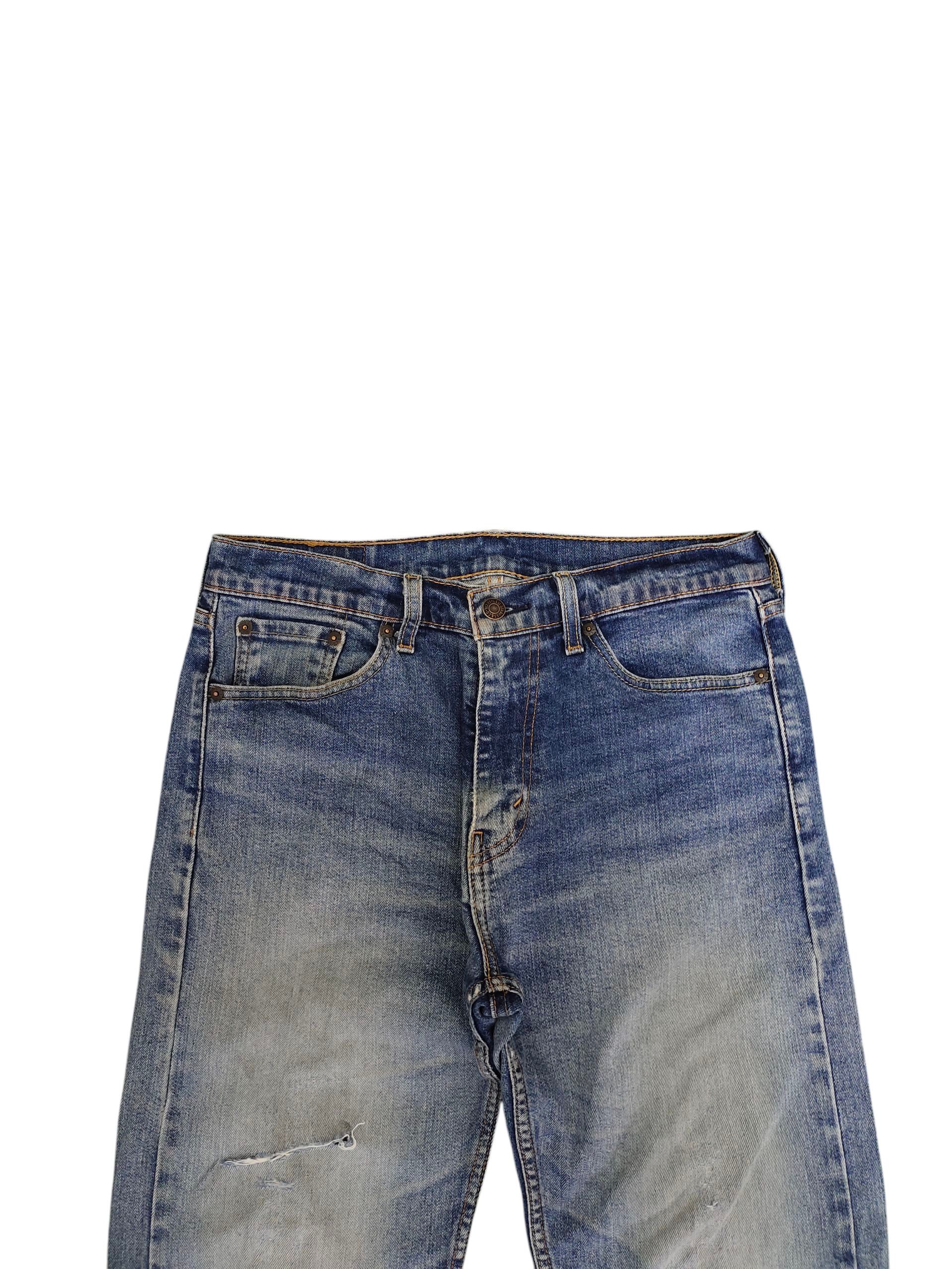 Levi's Vintage Clothing Vintage Levis 505 Clawmark Distress Faded Denim Jeans Size US 30 / EU 46 - 2 Thumbnail