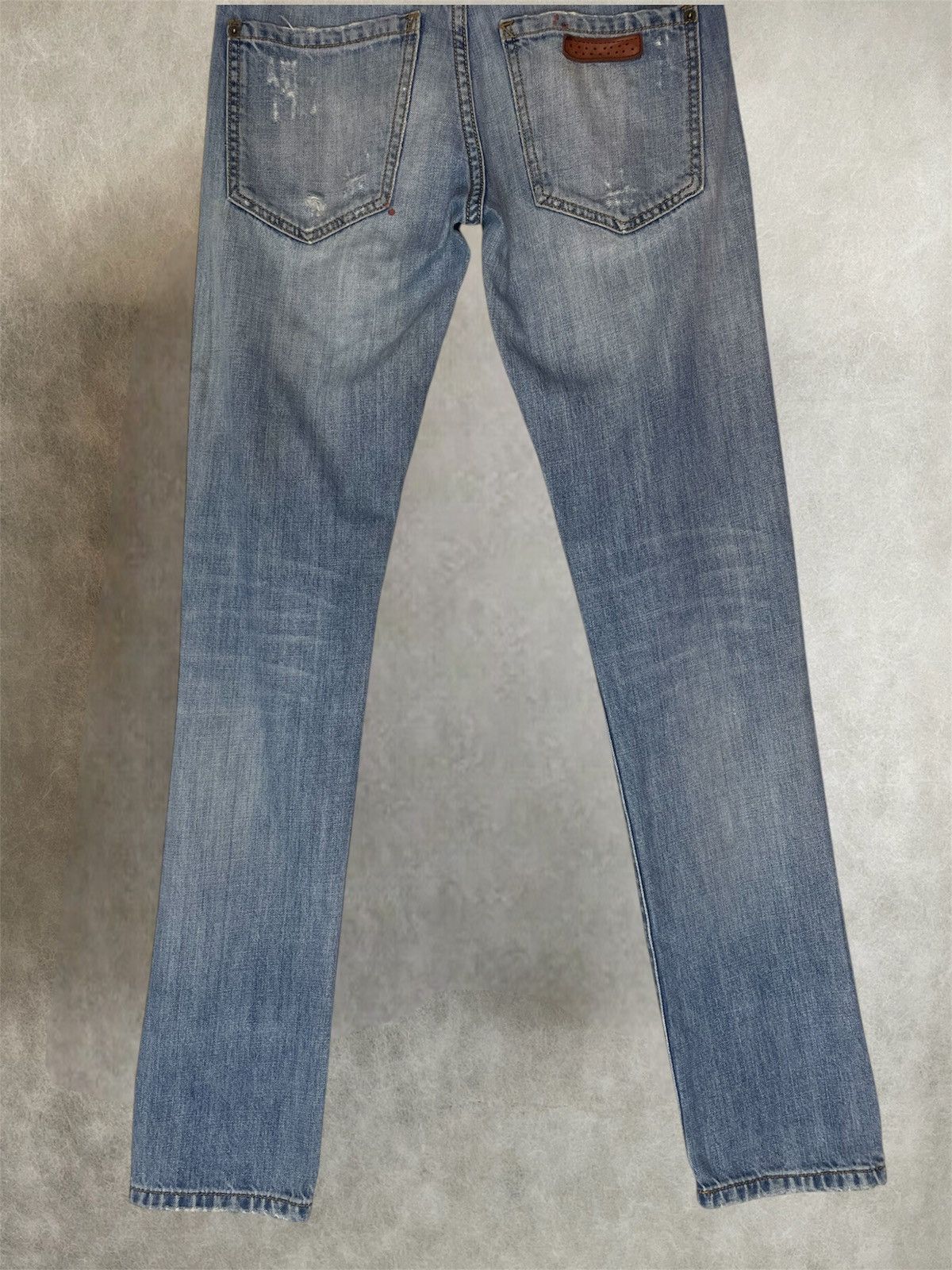 Dsquared2 FW2010 Dsquared2 floral distressed denim pants Size US 29 - 8 Thumbnail
