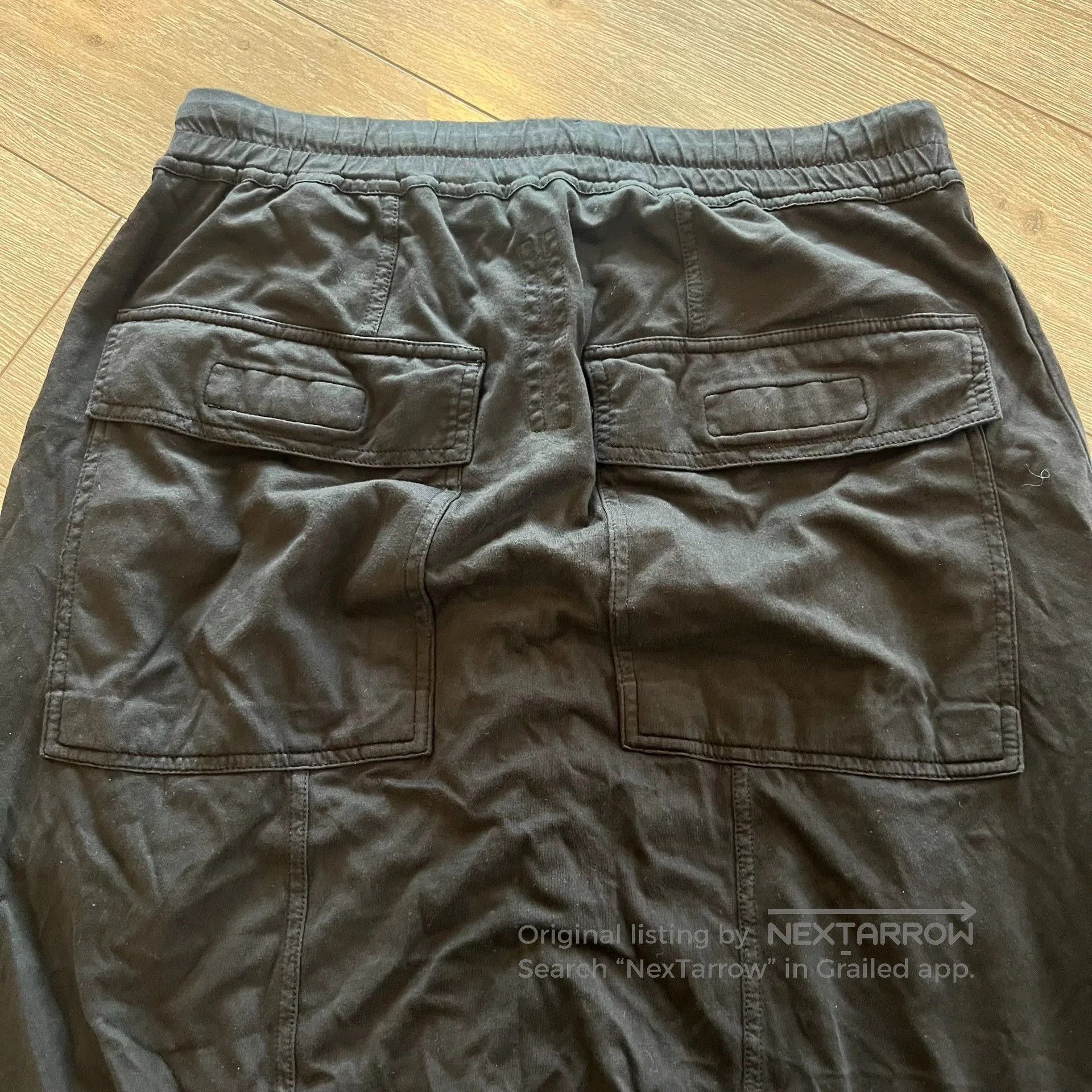 Rick Owens rick owens black low-crotch pants with drop-crotch. Size US 32 / EU 48 - 3 Thumbnail