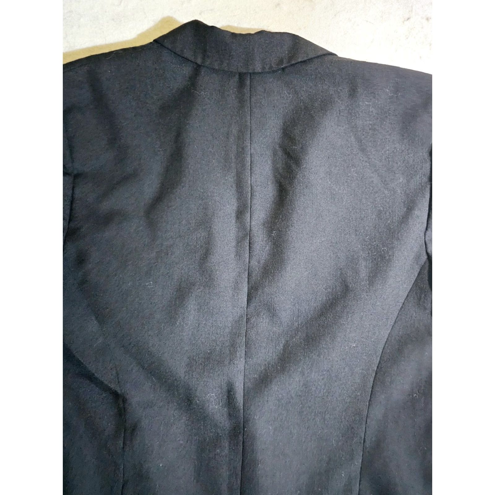 Pendleton VINTAGE Pendleton Blazer Jacket Women's Plus Size 14 Blue One-Button Notch Lapel Workwear Satin Lined Regular Fit Size XL / US 12-14 / IT 48-50 - 8 Thumbnail