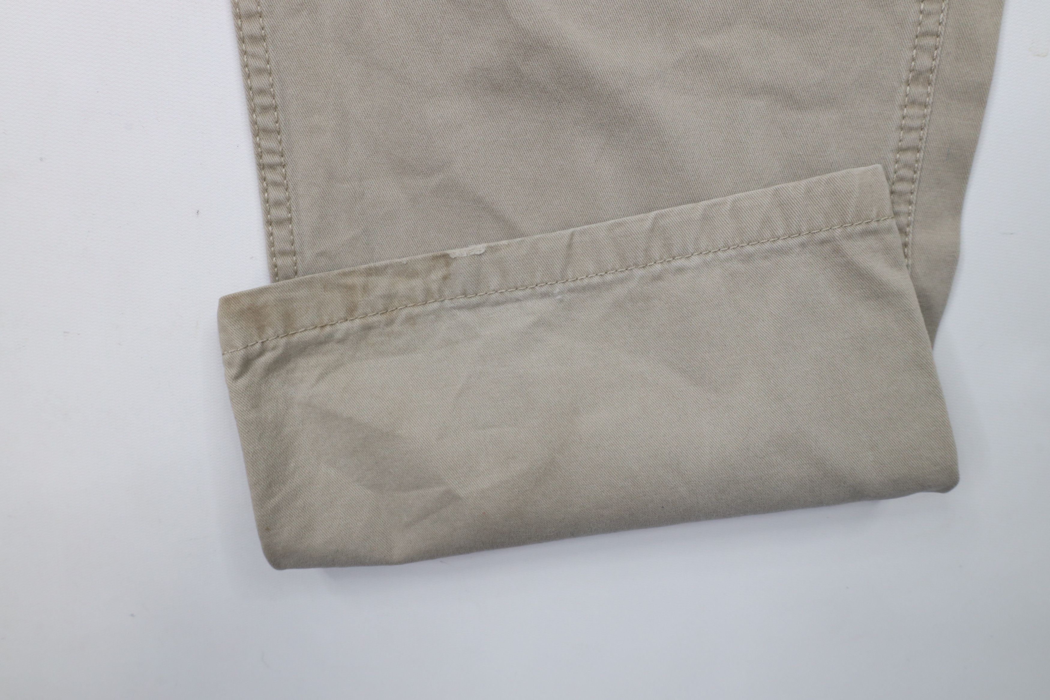 Levi's × Vintage Vintage Y2K Levis Fit Wide Leg Cargo Pants Beige Cotton Size US 44 / EU 60 - 5 Thumbnail