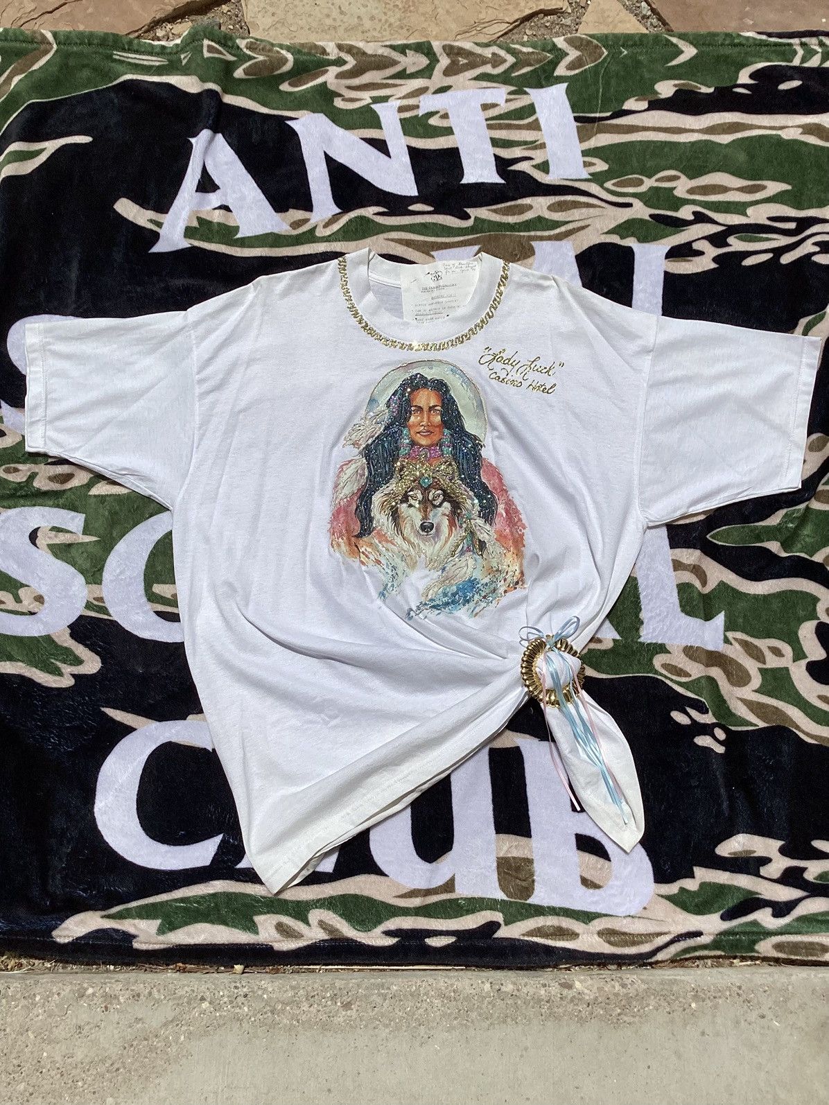 Fruit Of The Loom × Vintage 1998 handmade lady luck casino hotel custom NWT old stock te Size US XXL / EU 58 / 5 - 1 Thumbnail
