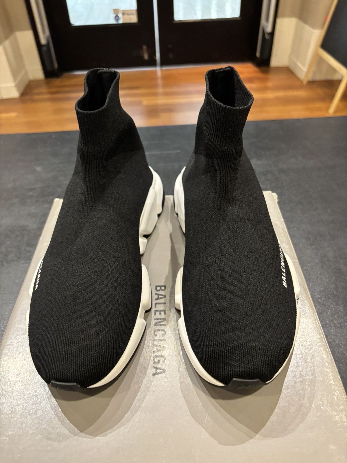 Balenciaga Balenciaga Sock Runner Black Size US 6 / EU 39 - 4 Thumbnail