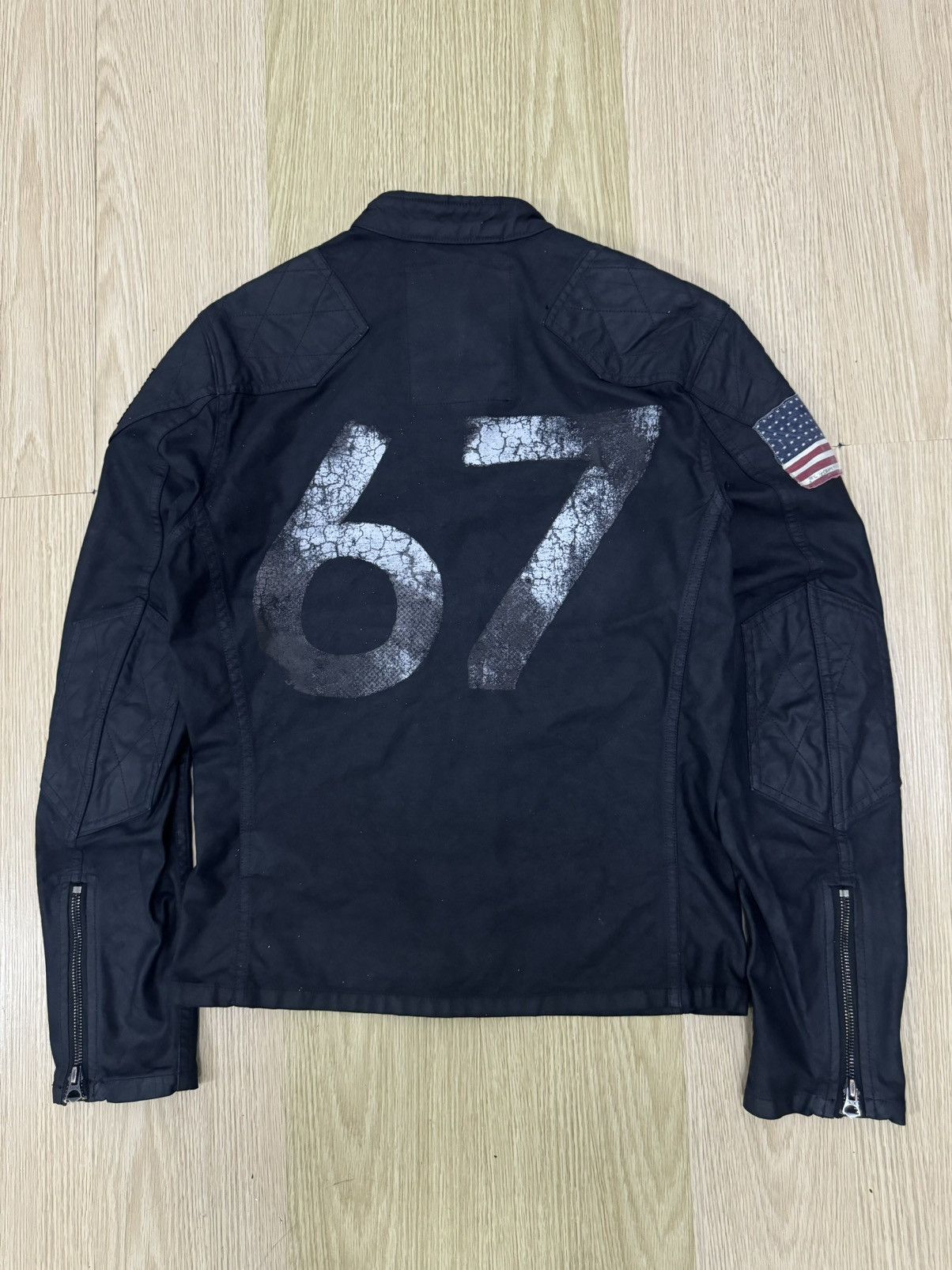 Denim & Supply Ralph Lauren Denime And Supply Ralph Lauren USA Flag 67 wax jacket Size US XS / EU 42 / 0 - 2 Thumbnail
