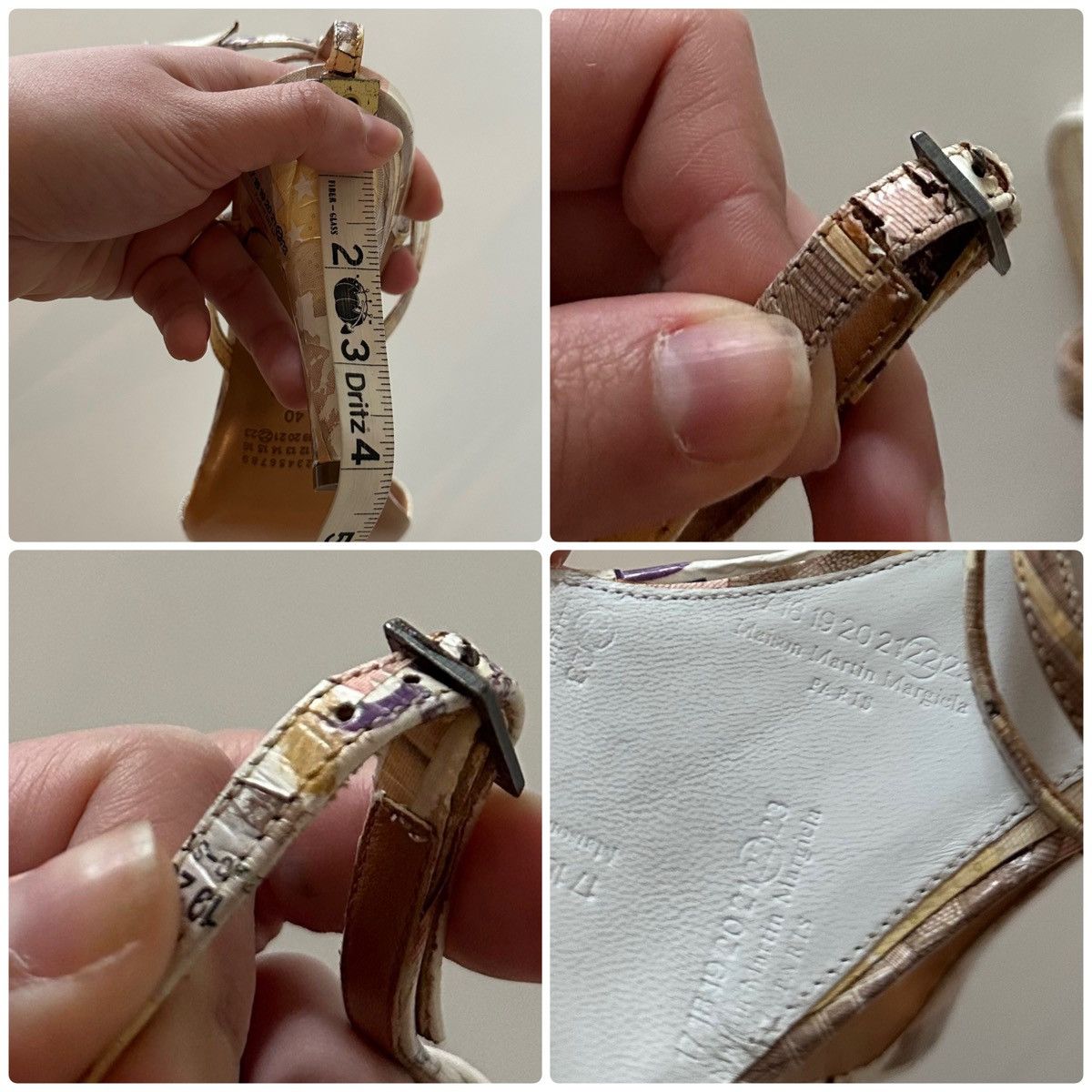 Maison Margiela RARE Maison Margiela Euro Note Banknote Sandals SS08 Archive Size US 10 / IT 40 - 8 Thumbnail