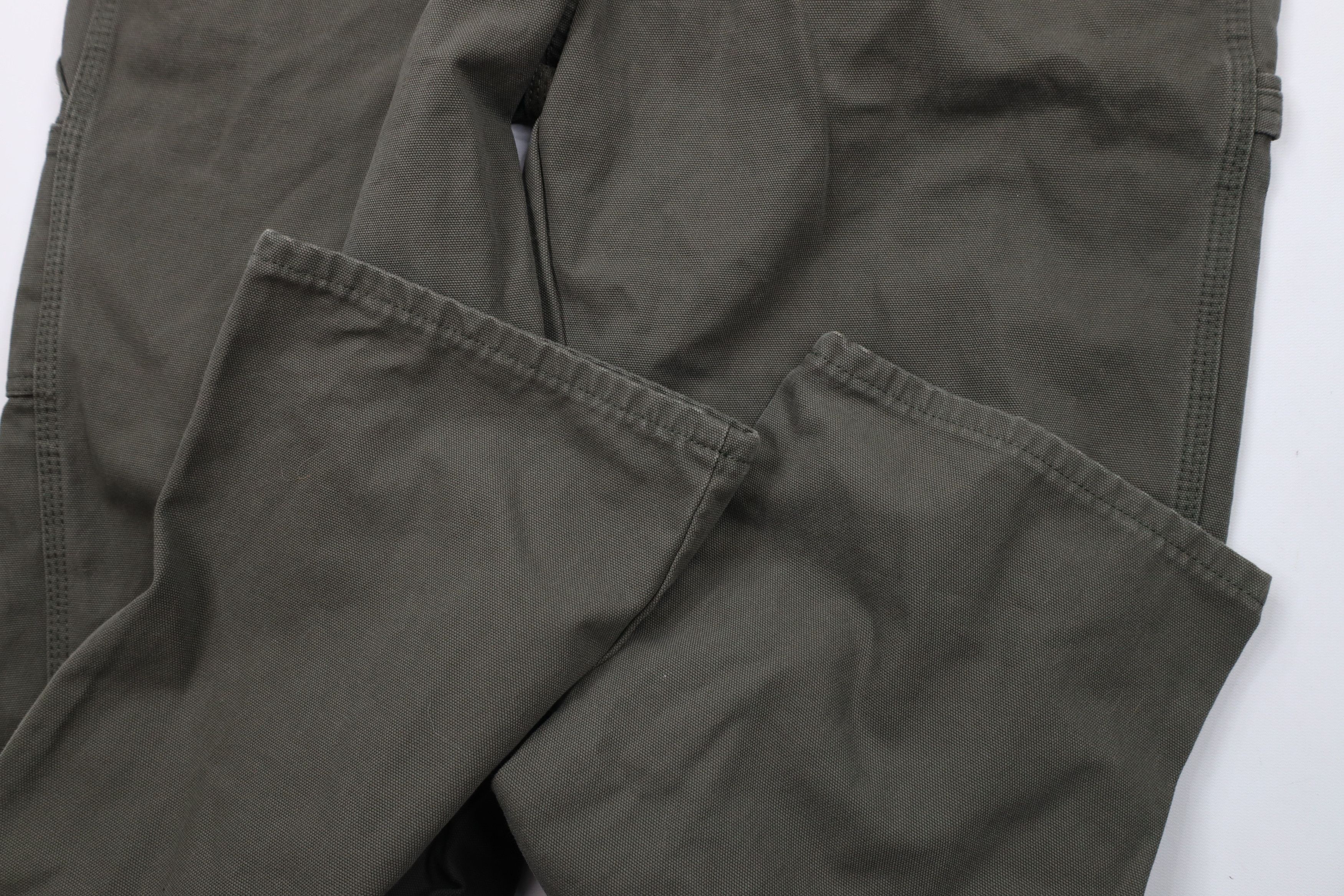 Dickies × Vintage Vintage Dickies Out Wide Leg Dungaree Canvas Pants Green Size US 36 / EU 52 - 5 Thumbnail
