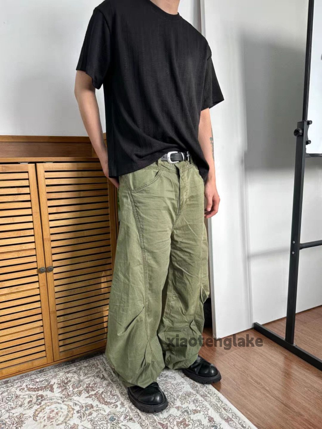 Vintage xtl workwear loose baggy military outdoor cargo pants Size US 32 / EU 48 - 2 Thumbnail