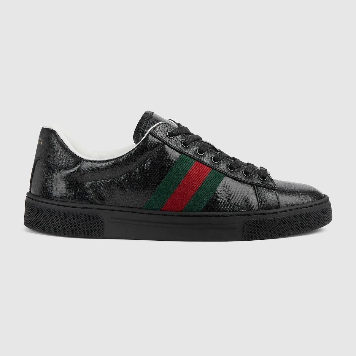 Gucci Ace Web Leather Sneakers SIZE 36.5