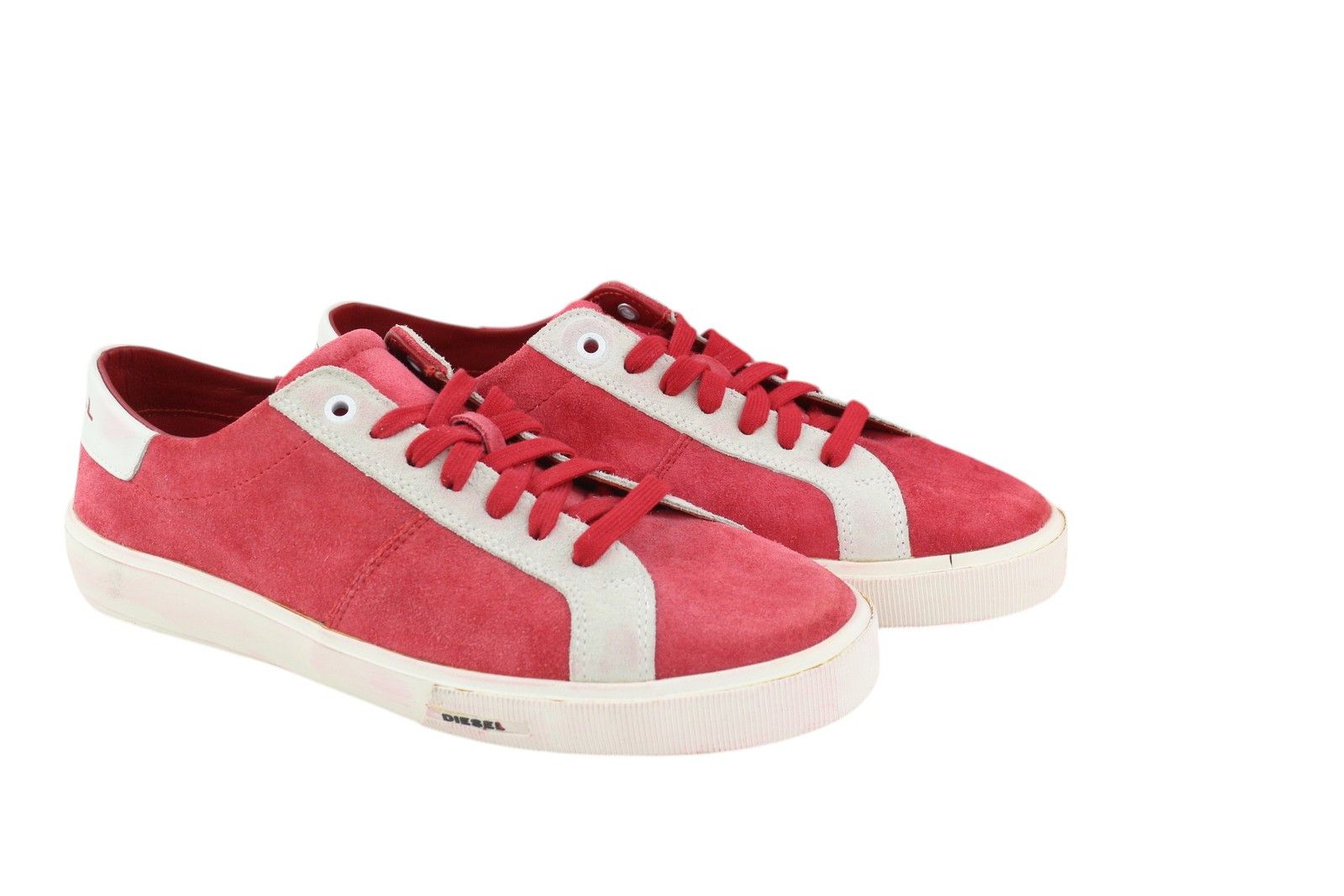 Diesel S-Mydori Lc Eu42 Red Suede Leather 41524 Shoes, Men's (Size 9)