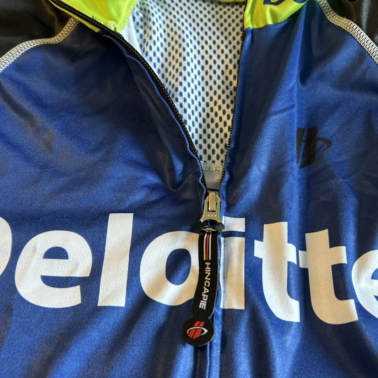 Other Hincapie Deloitte blue green cycling jersey size XS Size US XS / EU 42 / 0 - 2 Thumbnail