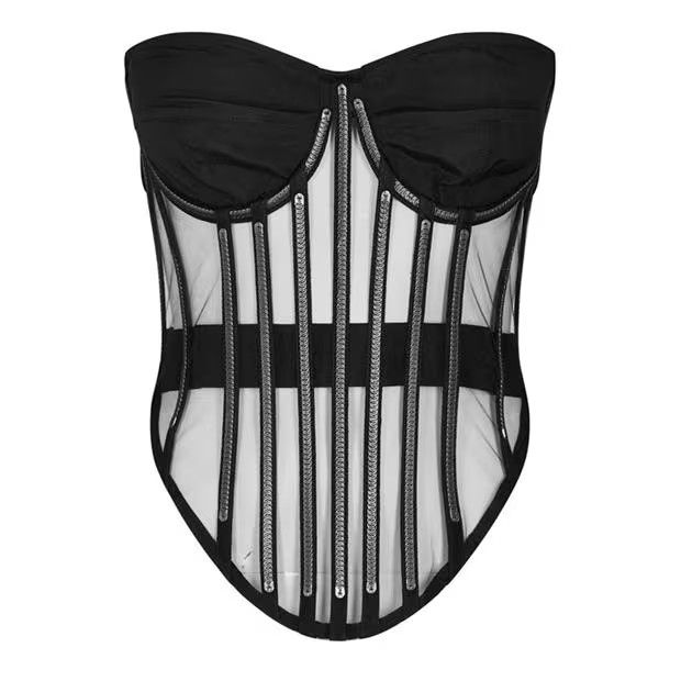 Dolce & Gabbana o1g2r1mq1024 Crop Top in Nero Size S / US 4 / IT 40 - 1 Thumbnail