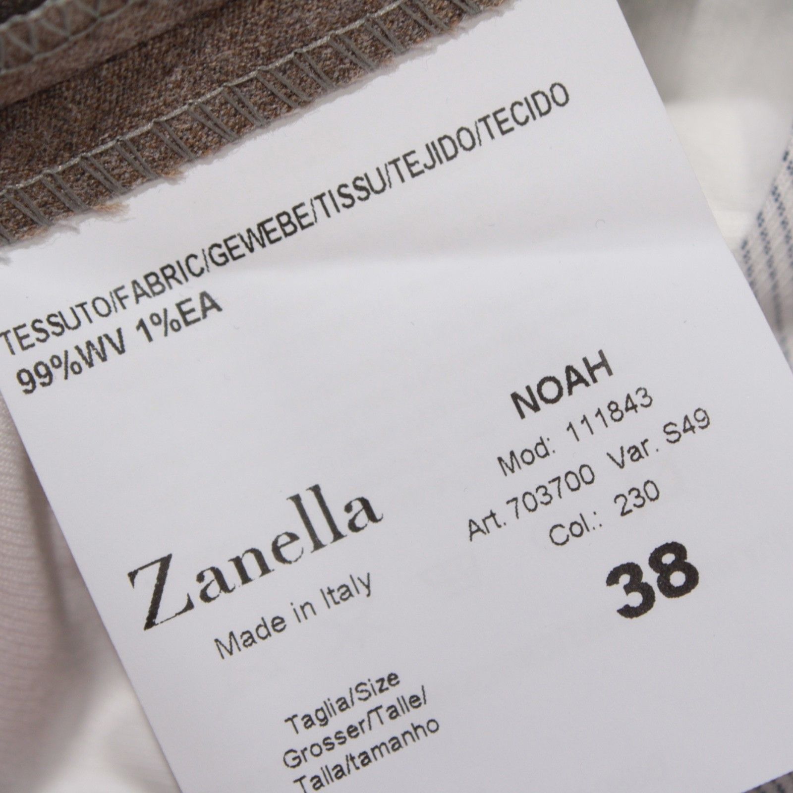 Zanella Zanella New with tags Dress Pants Size 38 US In Brown Size US 38 / EU 54 - 7 Thumbnail