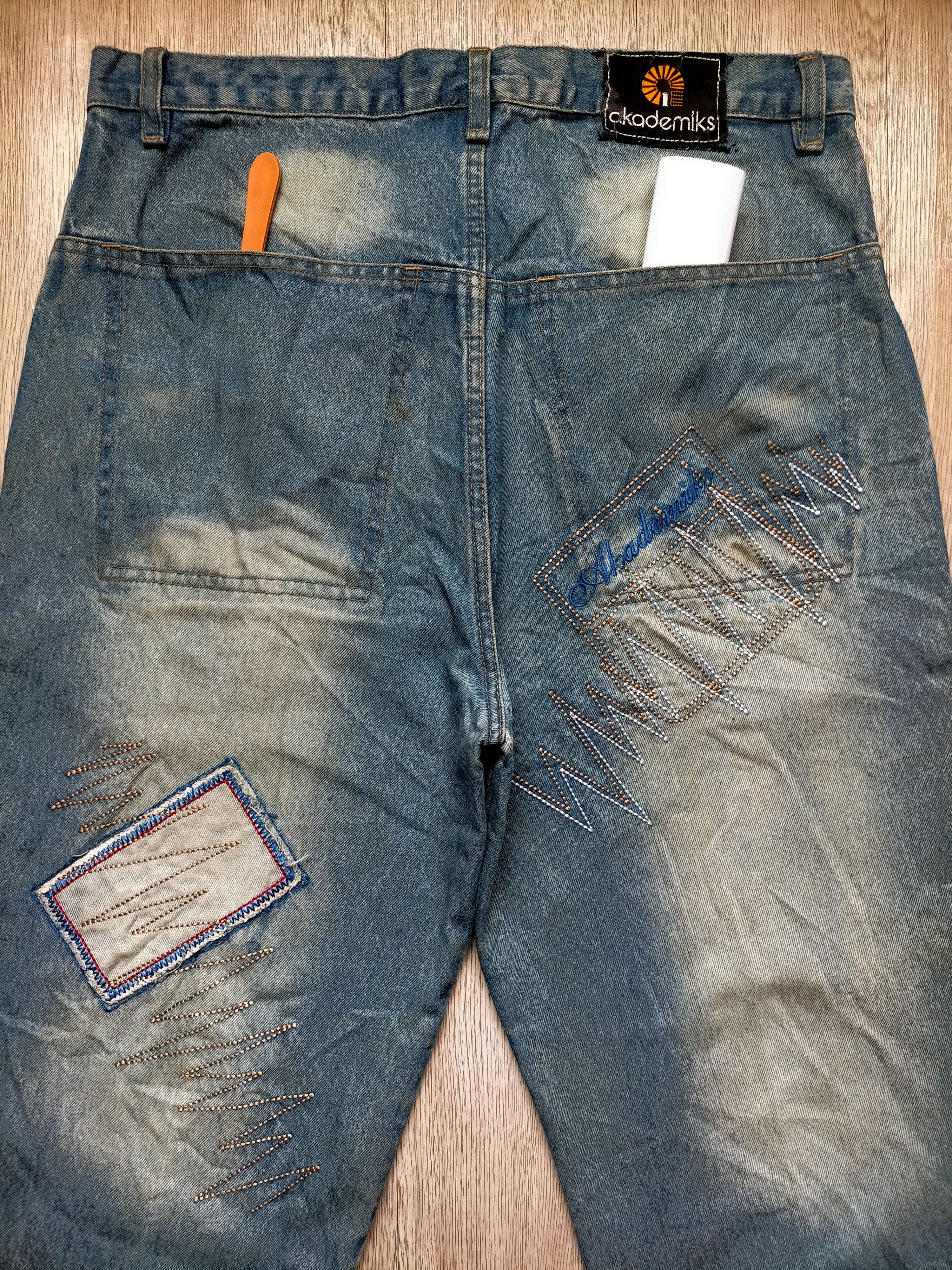Akademiks Akademiks Baggy Patchwork blue Jeans Size US 36 / EU 52 - 11 Thumbnail