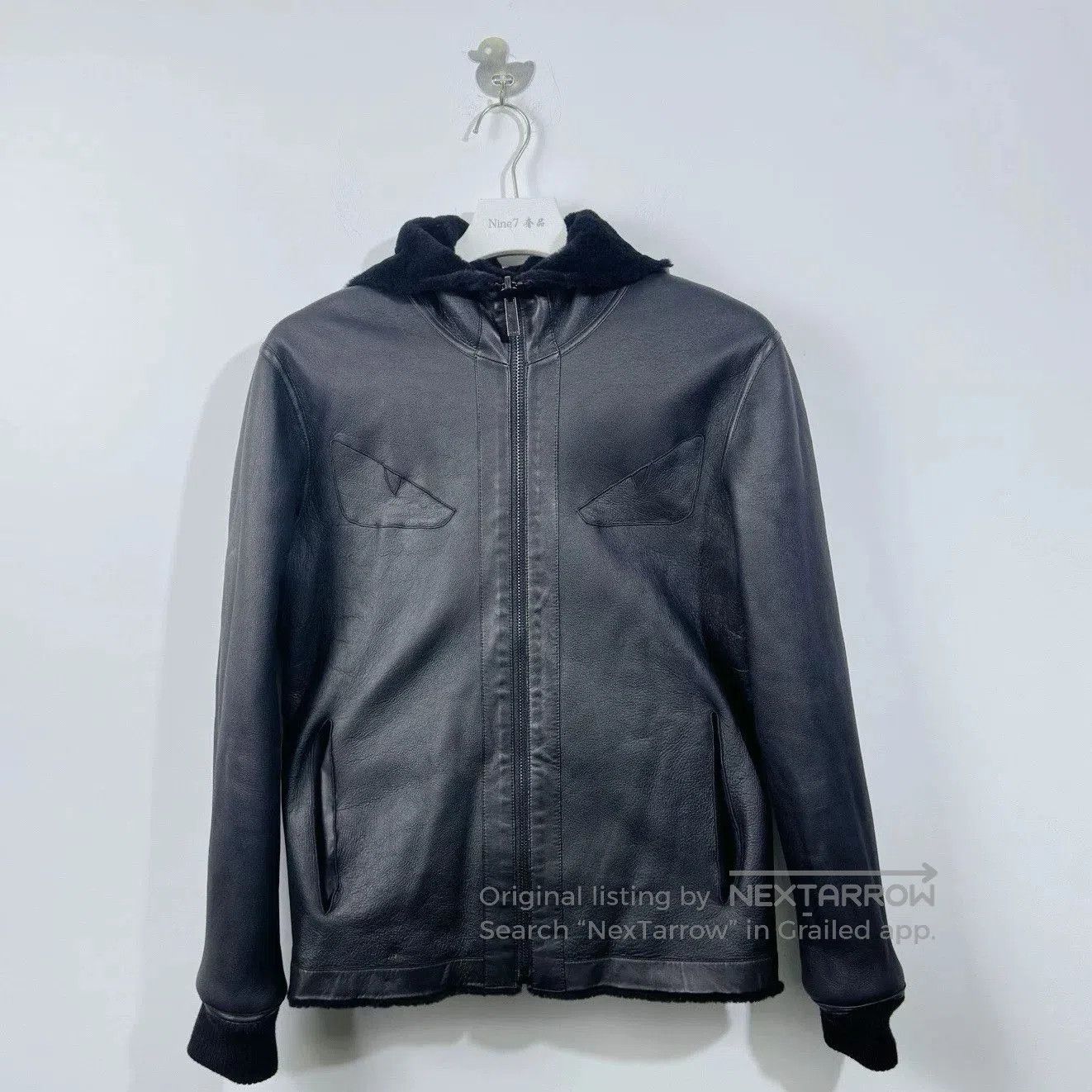 Fendi Fendi Black Monster Reversible Shearling Jacket. Size US M / EU 48-50 / 2 - 3 Thumbnail