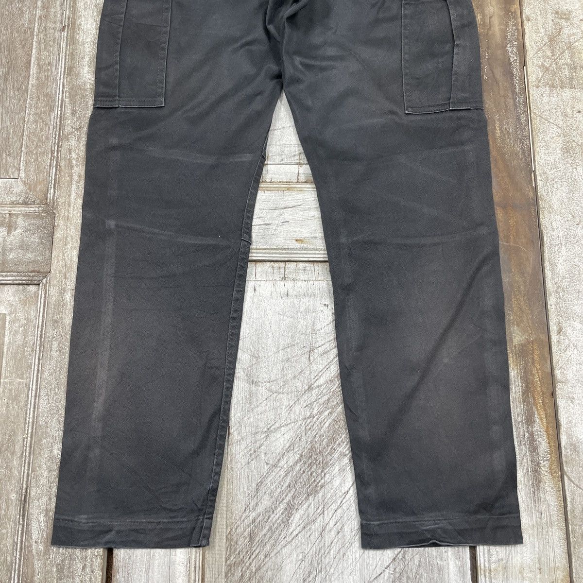Japanese Brand × Vintage Vintage Back Number Black Cargo Pants Size US 30 / EU 46 - 7 Thumbnail
